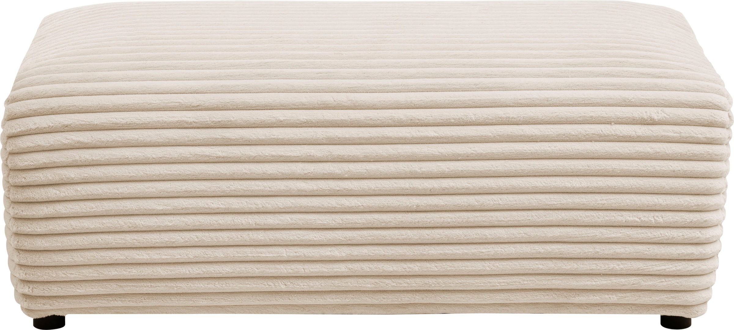 andas Polsterecke »BAKELS, Ecksofa-Set mit Hocker, L-Form mit Schlaffunktion«, Ecksofa-Set (incl. Hocker) im trendigen Megacord