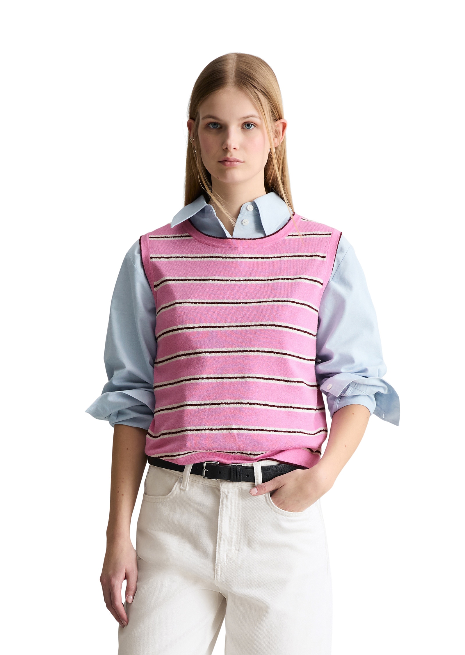 Marc O'Polo DENIM Kurzarmpullover »aus Organic-Cotton-Modal-Mix«