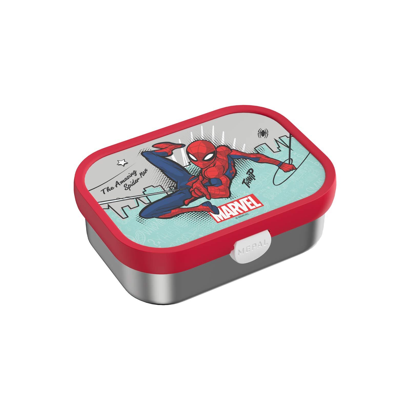Mepal Lunchbox "Edelstahl-Brotdose mit Gabel Campus 18 x 13 cm" Spülmaschinenfest