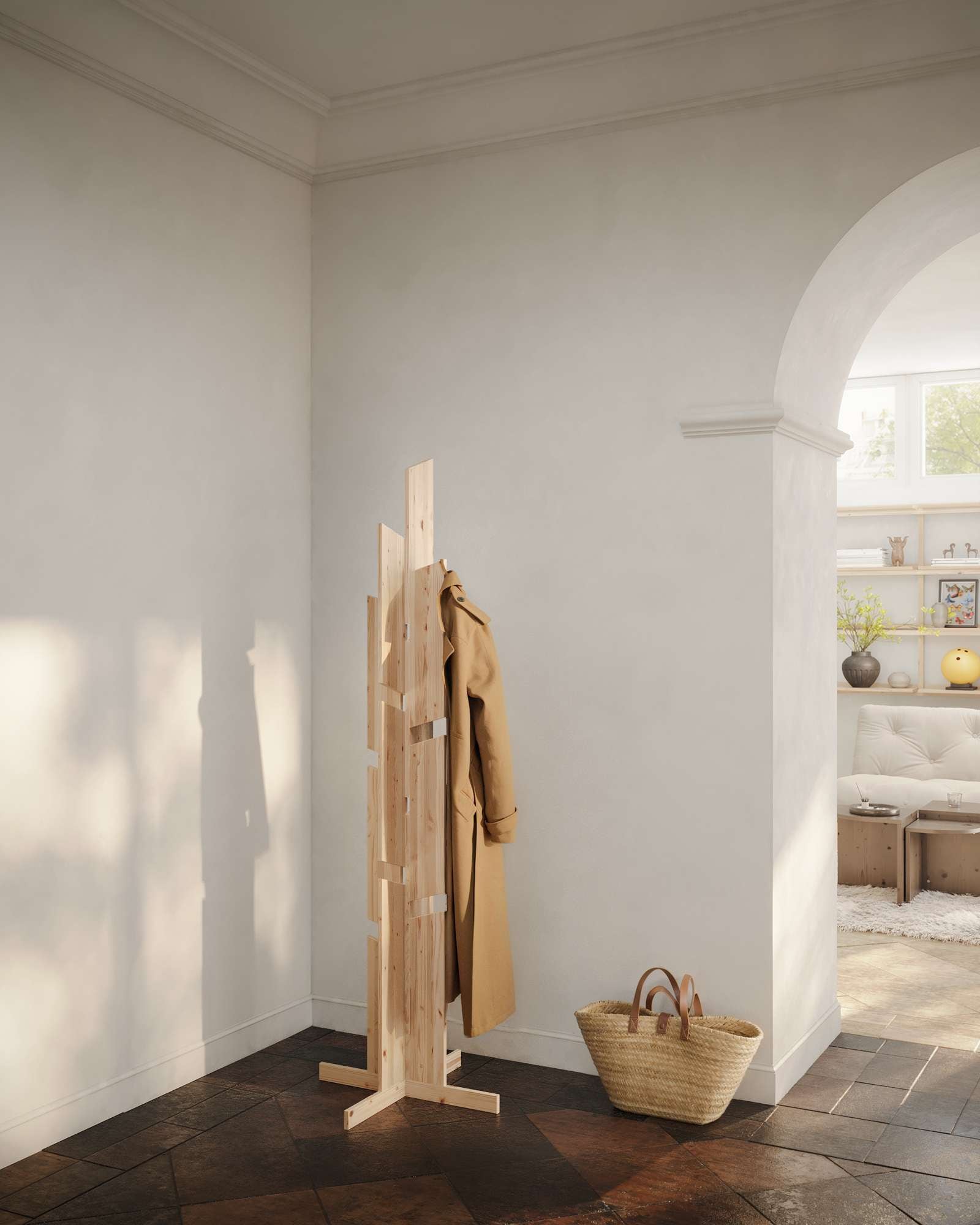 Karup Design Garderobenständer "Keeper Coat Stand, Kleiderständer mit 12 Ha günstig online kaufen