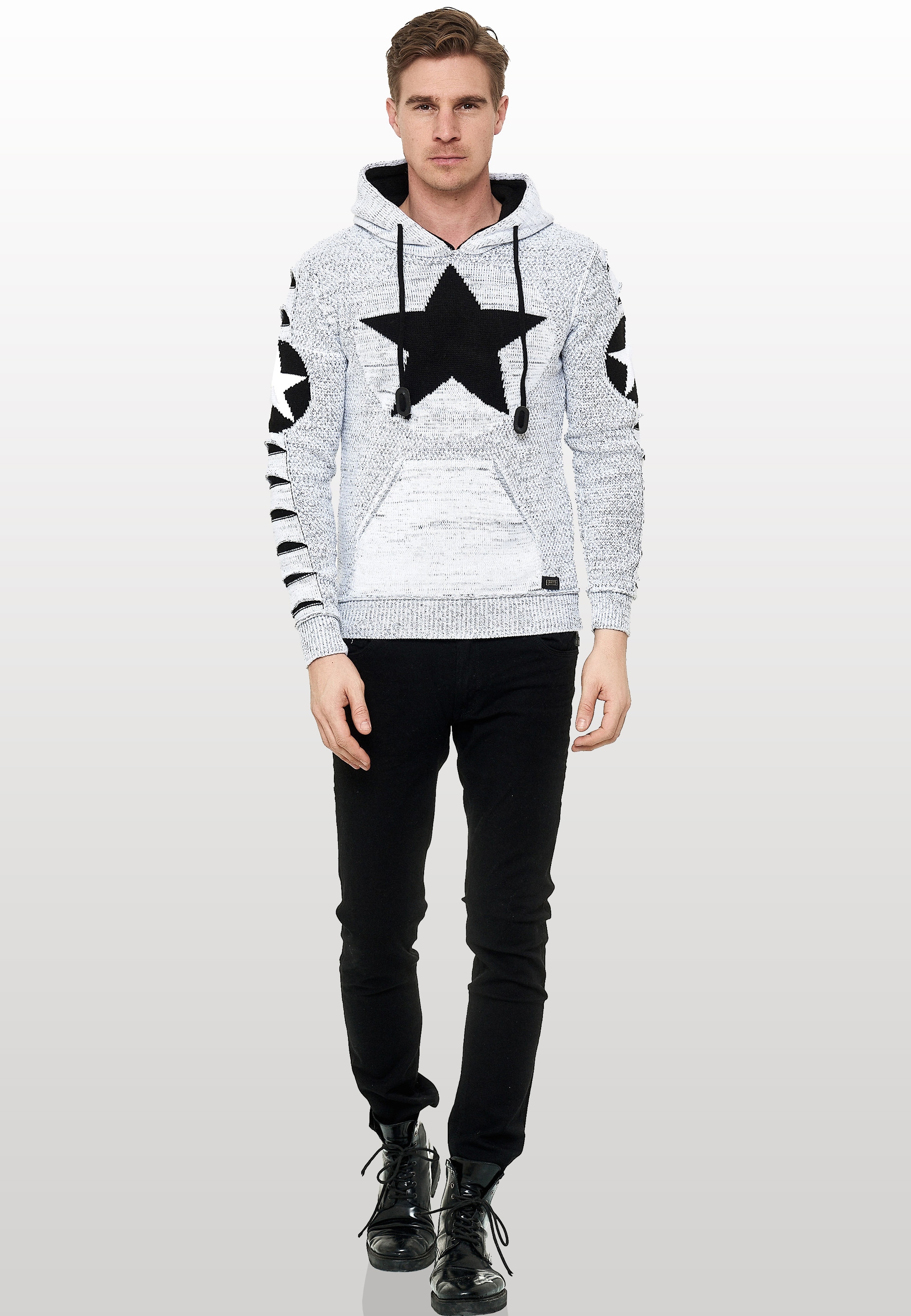 Rusty Neal großem Kapuzensweatshirt, Stern-Design BAUR ▷ bestellen | mit