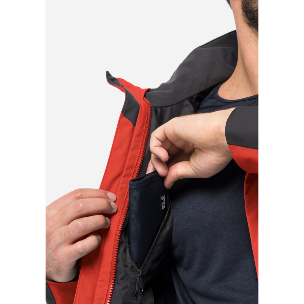 Jack Wolfskin Outdoorjacke »JASPER JKT MEN«, mit Kapuze