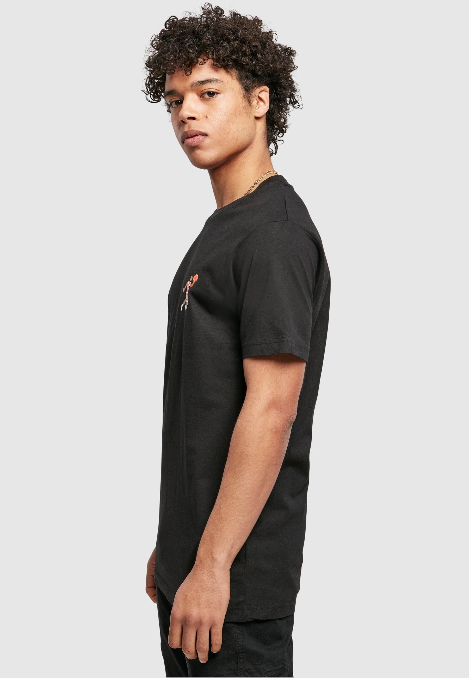 MisterTee T-Shirt »MisterTee Herren Small Basketball Player Tee«, (1 tlg.)