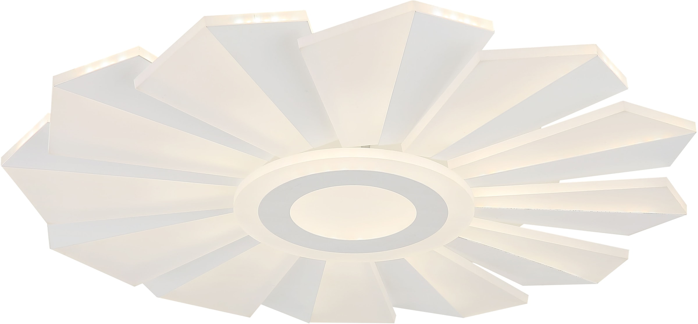 GLOBO LIGHTING LED Deckenleuchte »ALWINA«, Leuchtmittel LED-Modul | LED fest integriert, Deckenlampe/rund/Wohnzimmer/Schlafzimmer/modern