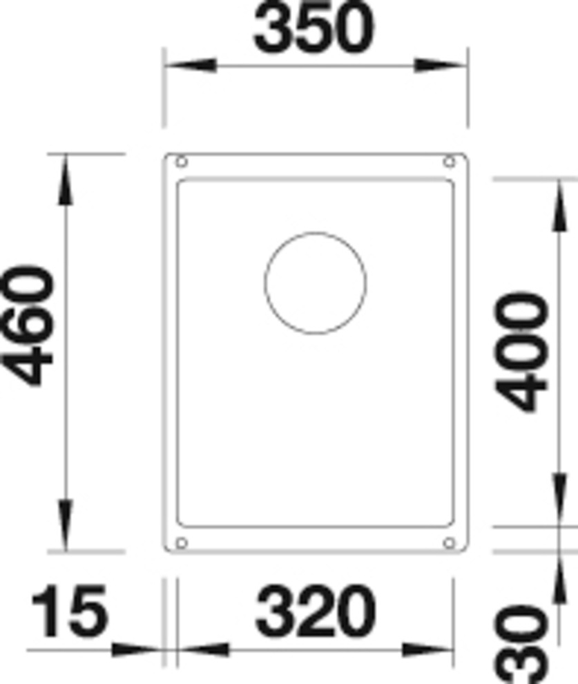 Blanco Granitspüle »SUBLINE 320-U«