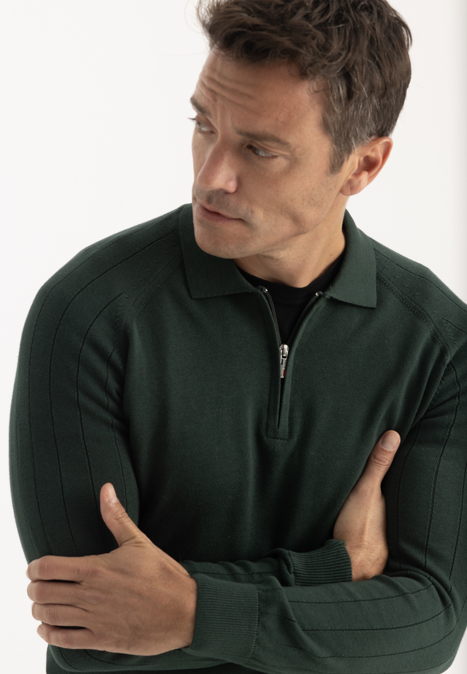 Felix Hardy Polokragenpullover »Pullover mit Polokragen und Reißverschluss«