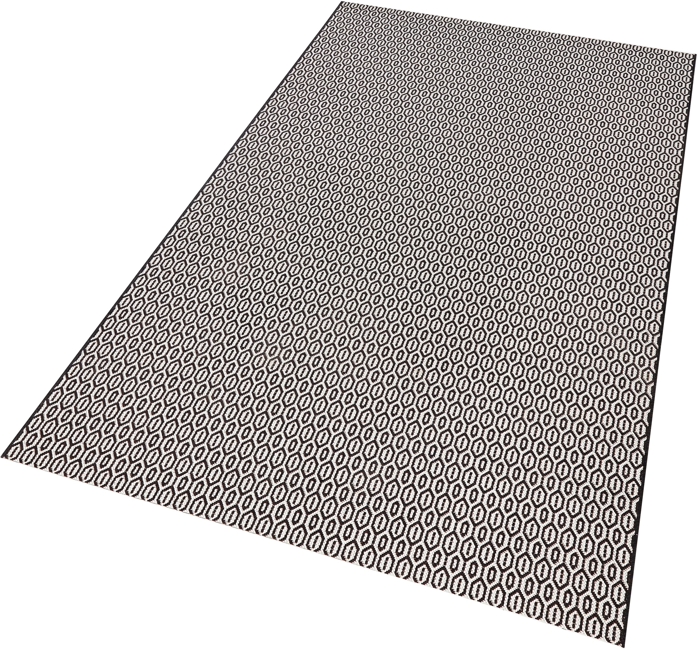 NORTHRUGS Teppich »Coin«, rechteckig, 8 mm Höhe, In-& Outdoor, Wetterfest, Balkon, Sisal-Optik, Wohnzimmer, Läufer