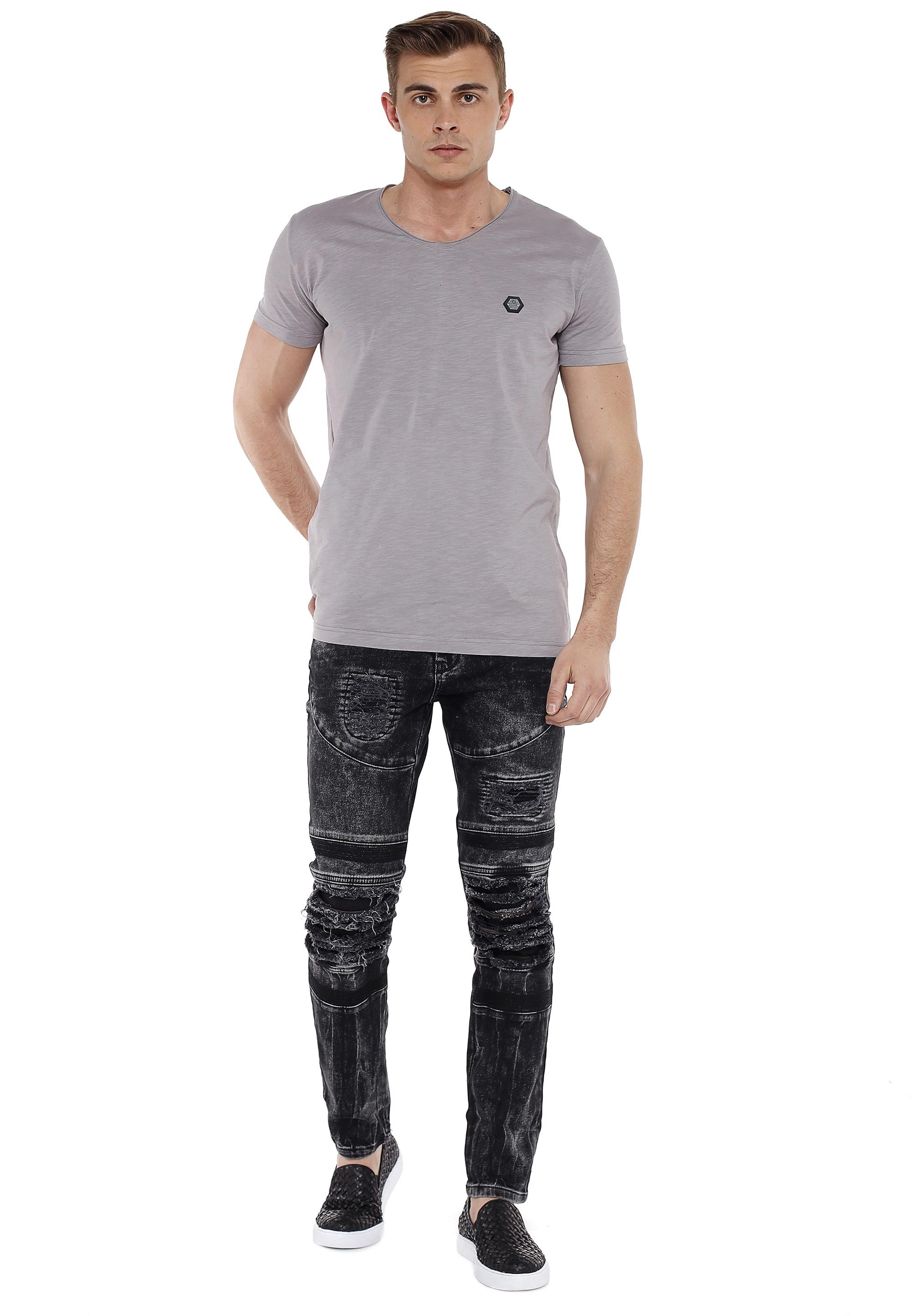 Cipo & Baxx Slim-fit-Jeans, im Used-Destroyed-Look in Straight Fit