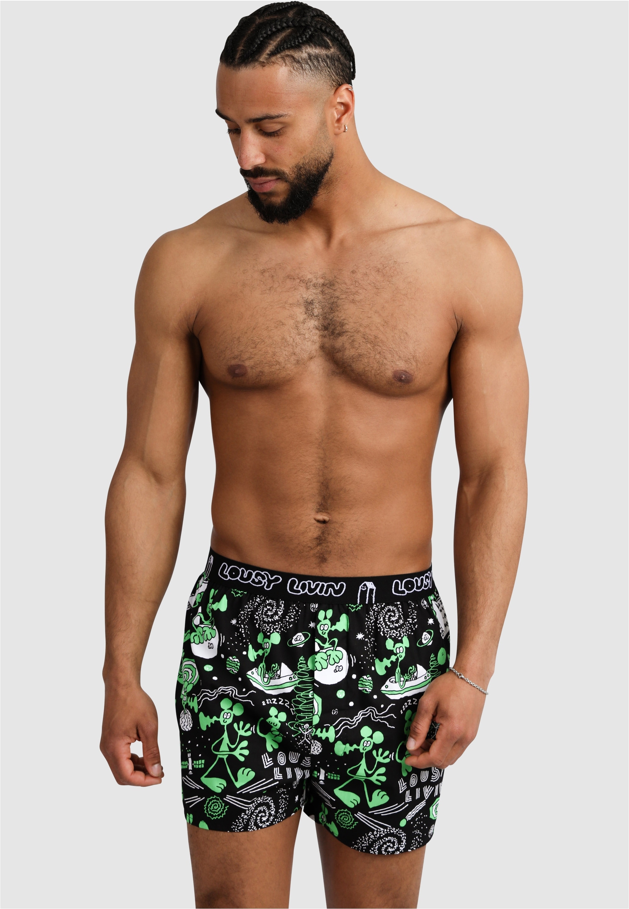 Lousy Livin Boxershorts "2Pack Boxershorts Outer Weedy", 2er-Pack im locker günstig online kaufen