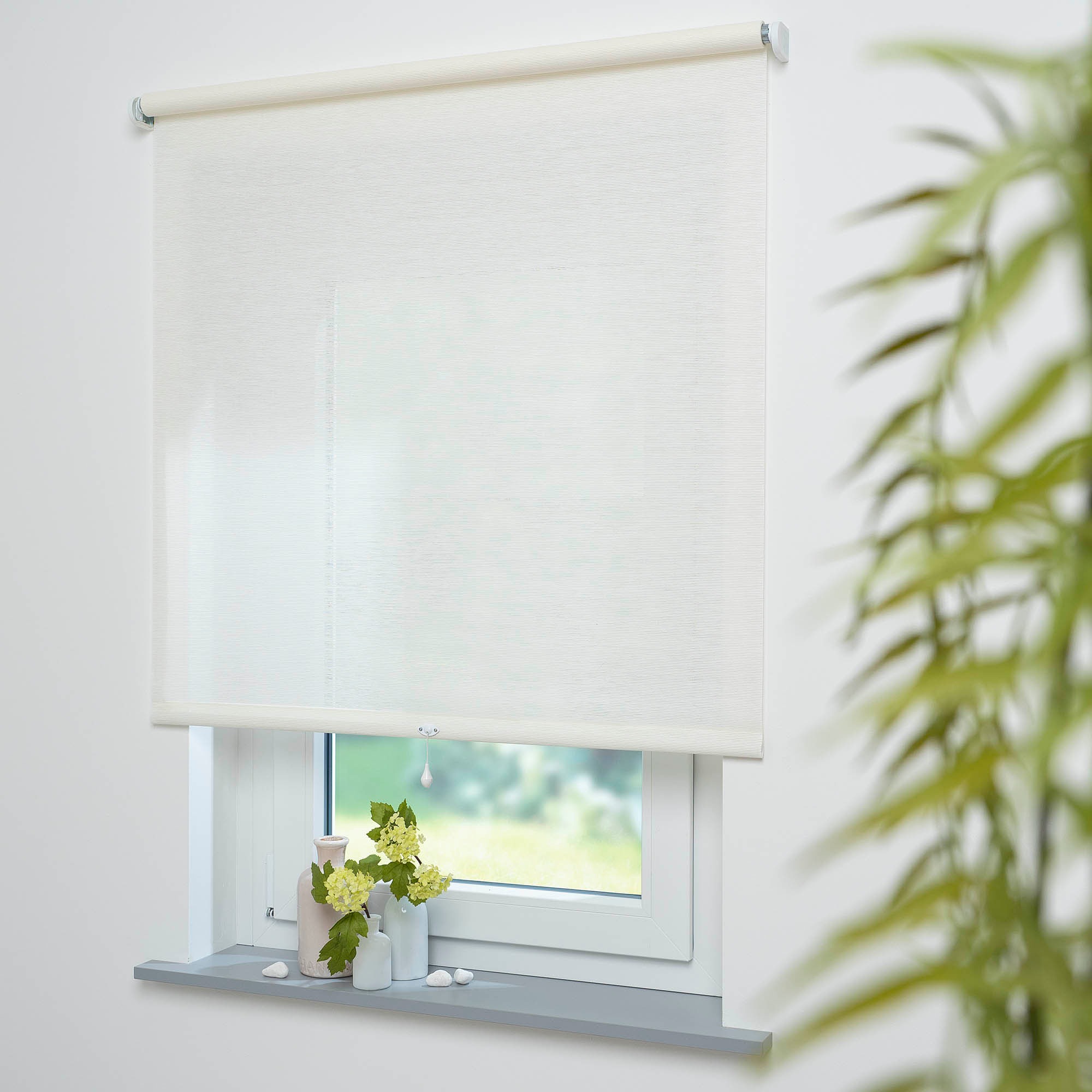 Liedeco Springrollo "Springrollo mit Dekor, lichtdurchlässig, Struktur natu günstig online kaufen