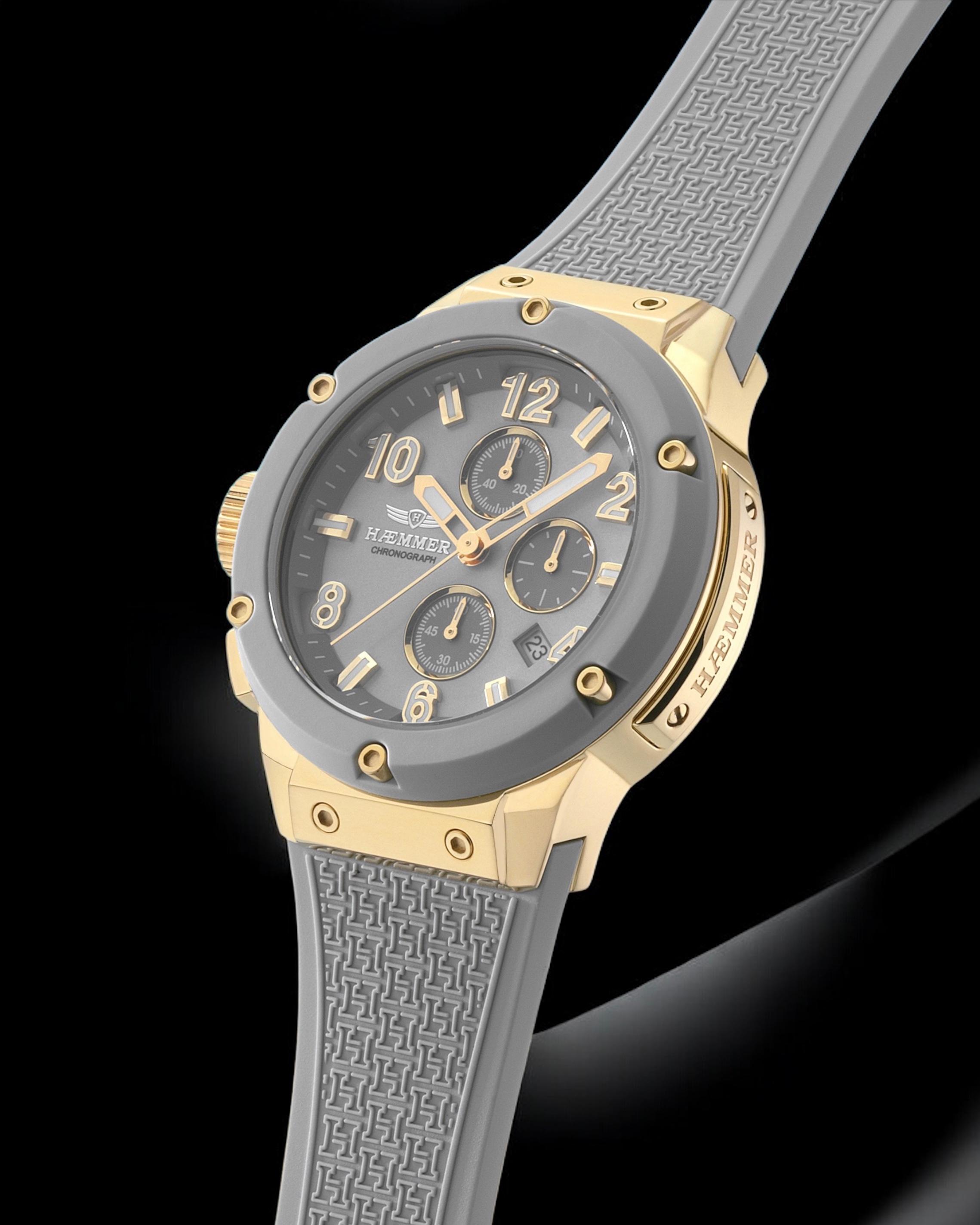 HAEMMER GERMANY Chronograph »WAVE MASTER«, Quarzuhr, Armbanduhr, Damenuhr, Herrenuhr, Made in Germany