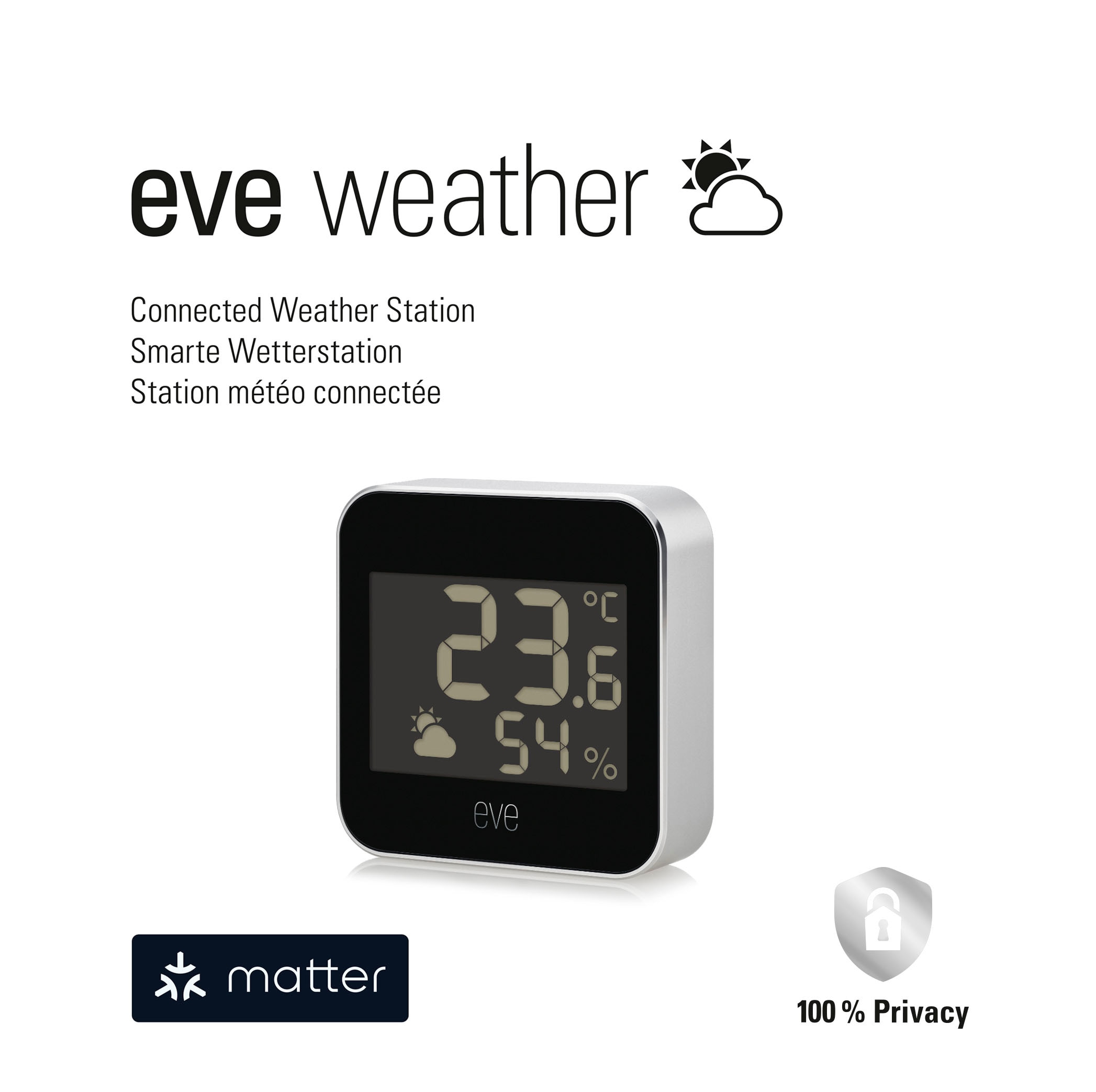 EVE Sensor »Weather (HomeKit) 2er Pack«, (Packung, 2 St.)