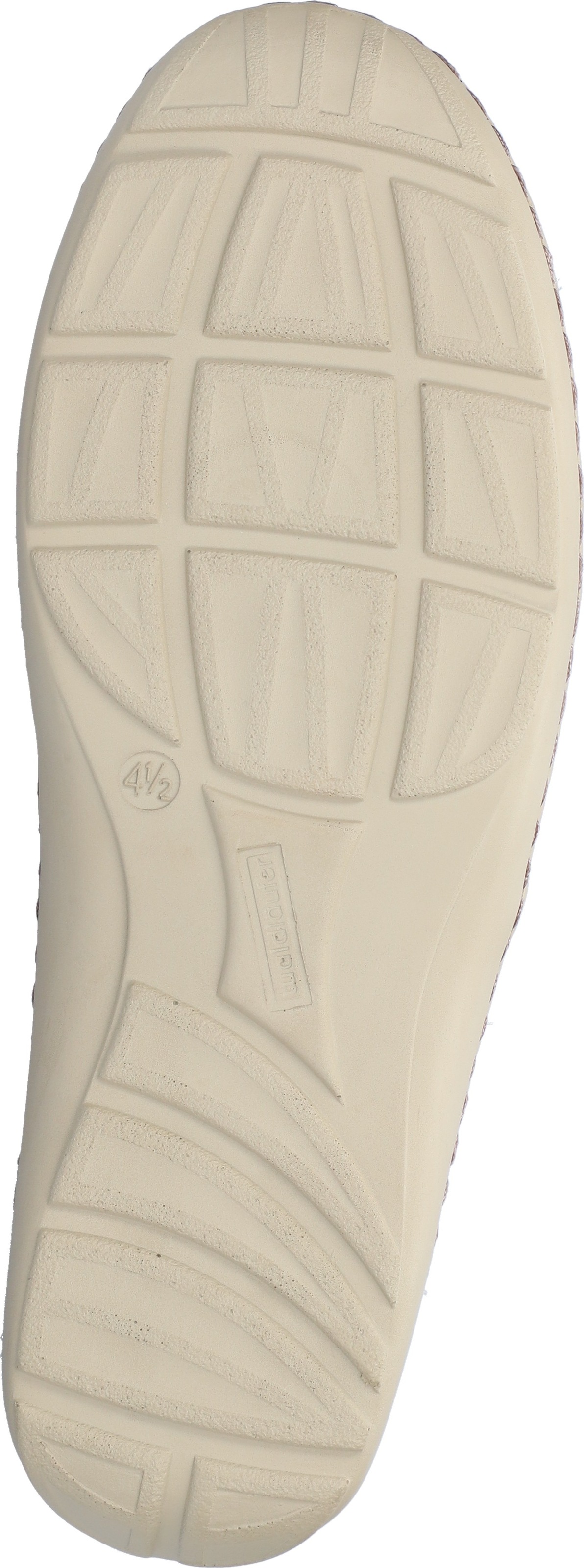 Riemchenballerina WALDLÄUFER "HENNI", Herren, Gr. 9,5 (44), beige, Nappaleder, gemustert, Schuhe Riemchenballerina, Komfortschuh, Halbschuh in Komfortweite H (= sehr weit) 2