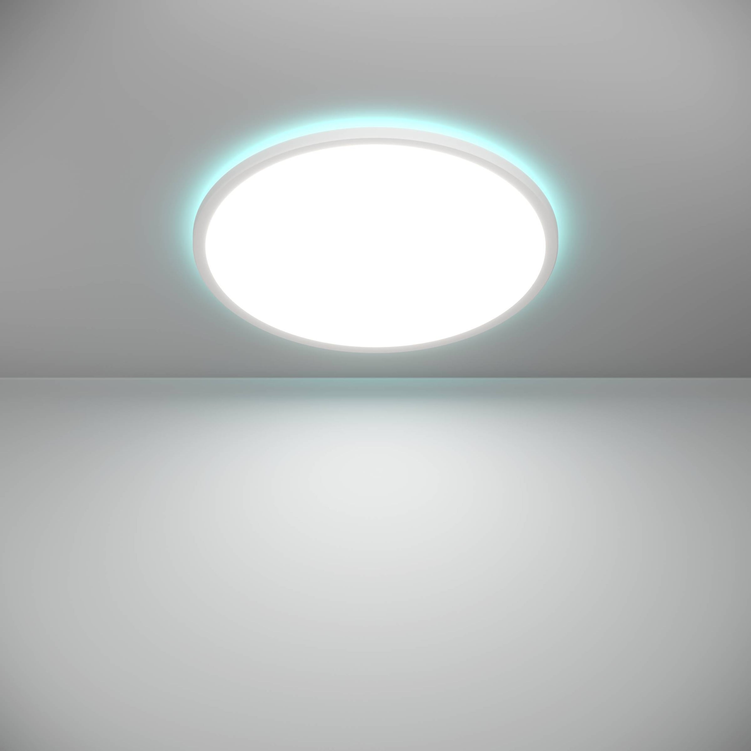 EGLO Deckenleuchte »Rovito-Z Deckenlampe, ZigBee 3.0, Kunststoff, Badezimmerlampe, IP44« LED-Modul 1 Stk. Kaltweiß | RGB