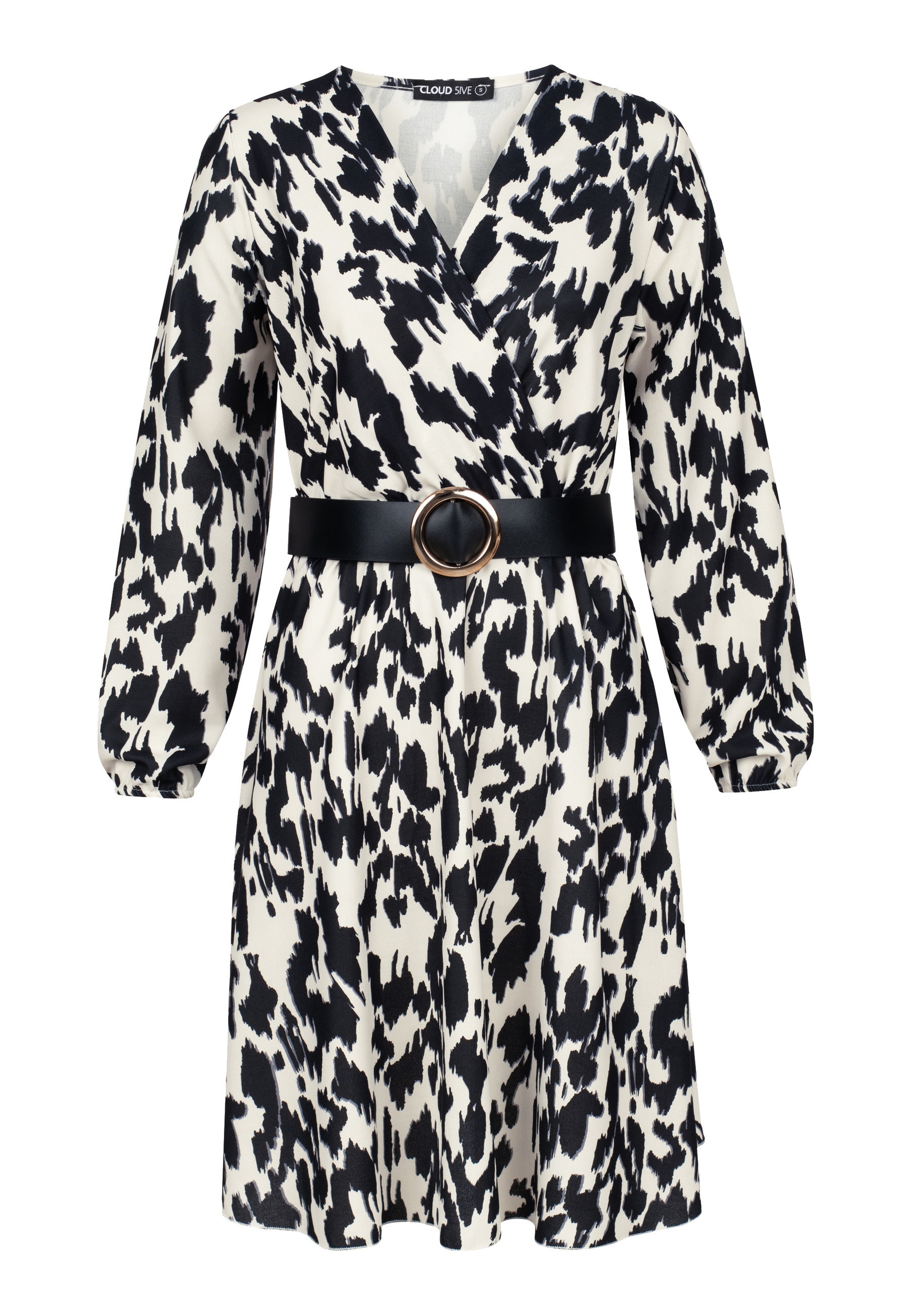 CLOUD 5IVE Shirtkleid "CLOUD 5IVE Longsleeve Dress with belt" 1 tlg.