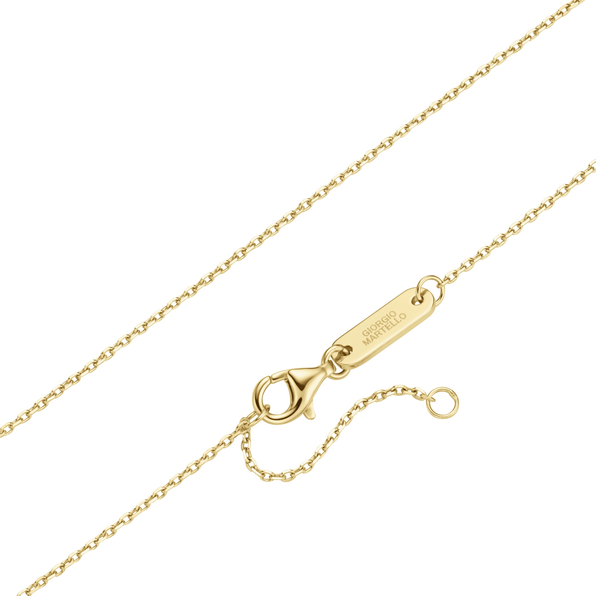 GIORGIO MARTELLO MILANO Collier »mit Behang, farbige Zirkonia, vergoldet, Silber 925«