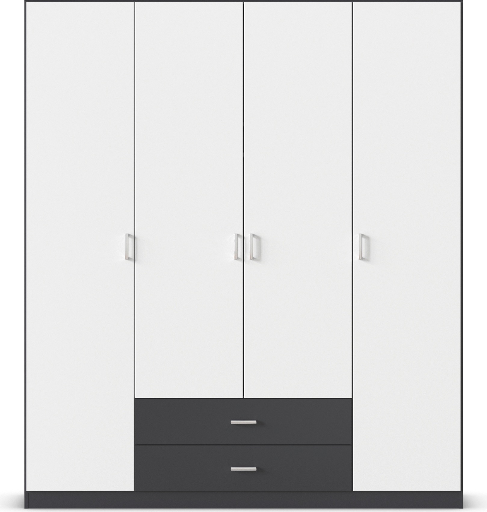 rauch Drehtürenschrank »Kleiderschrank Schrank Garderobe Wäscheschrank GAMMA in 3 Breiten«, mit 6 Schubladen, in schlichtem Design TOPSELLER MADE IN GERMANY