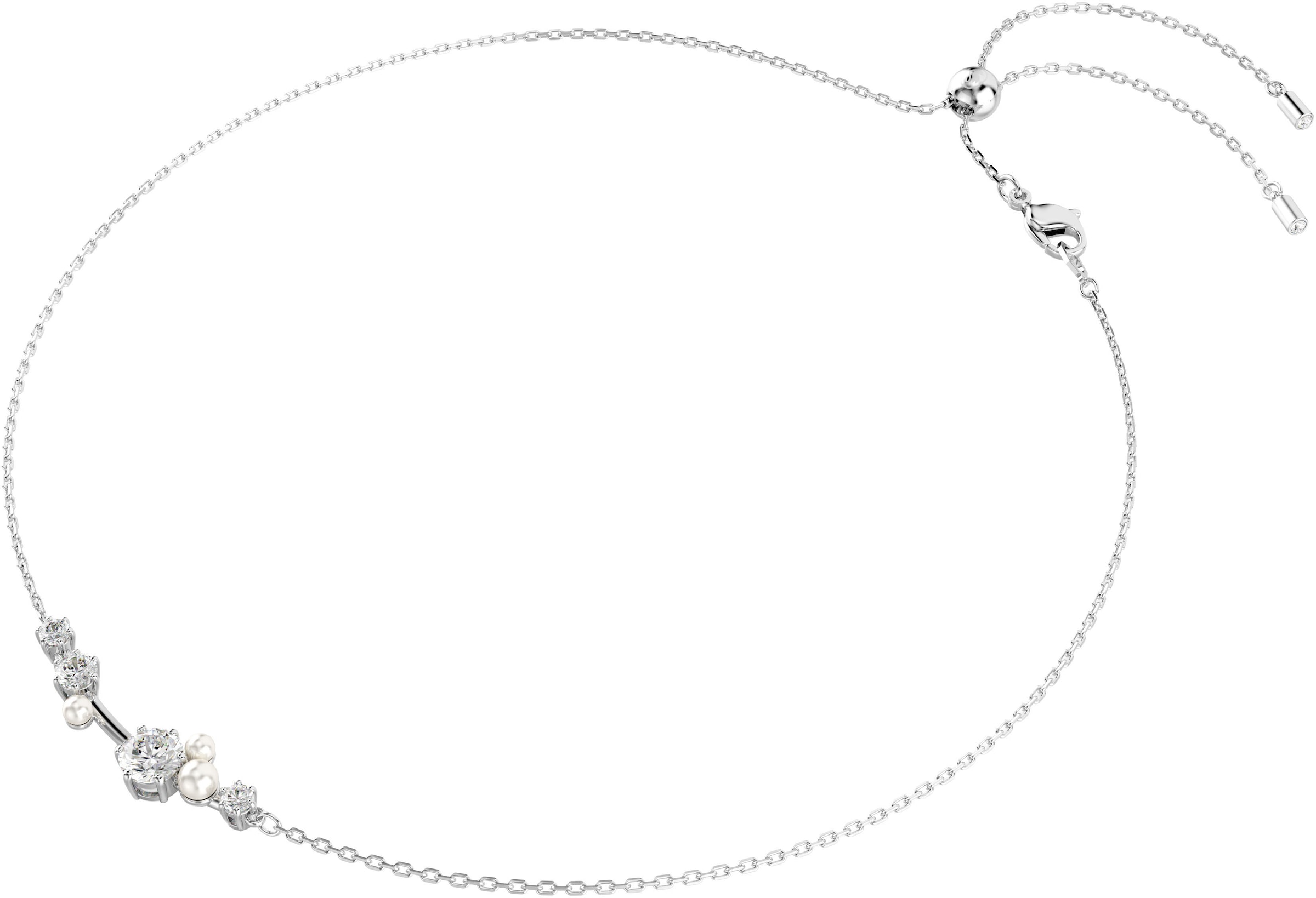 Swarovski Collier »Schmuck Geschenk Constella Halskette, 5705626, 5729504«, mit Swarovski® Zirkonia (synth.) - mit Swarovski® Perle