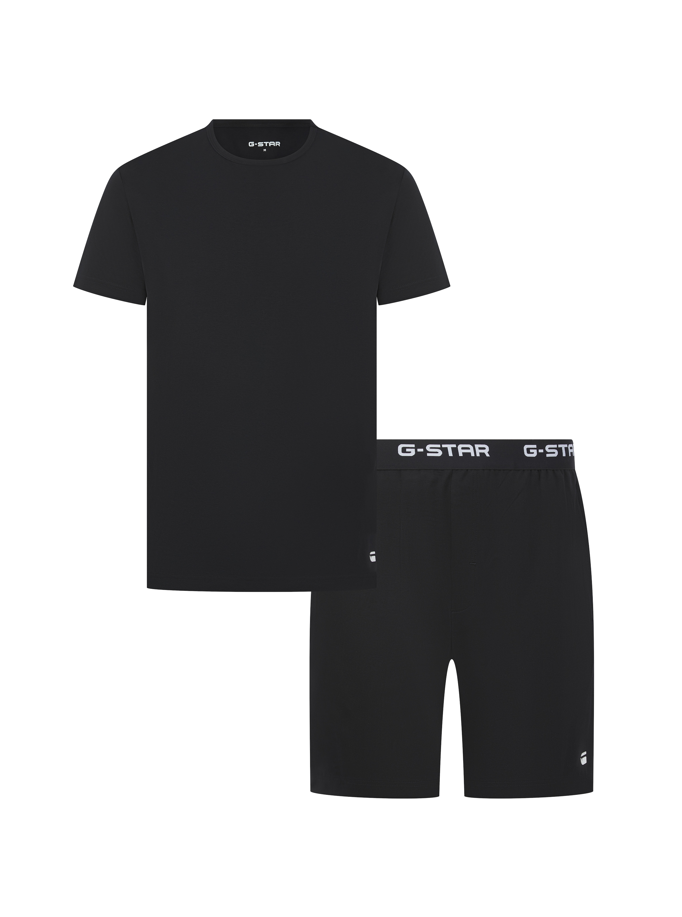 G-STAR Pyjama "SLATE, T-SHIRT & SHORTS" Set, 2 tlg. Regular Fit in Baumwoll günstig online kaufen