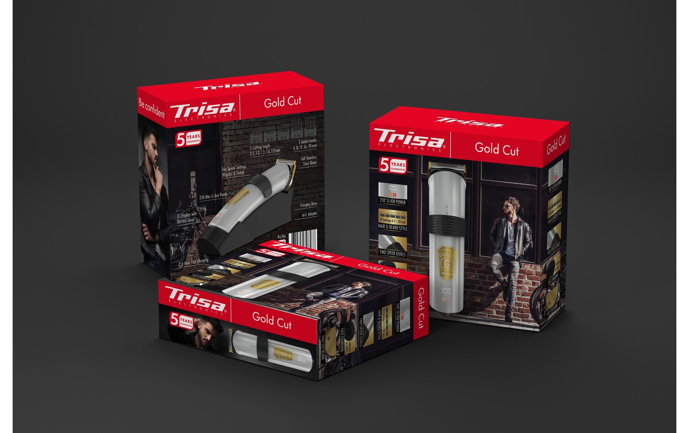 Trisa Haar- und Bartschneider »Gold Cut«