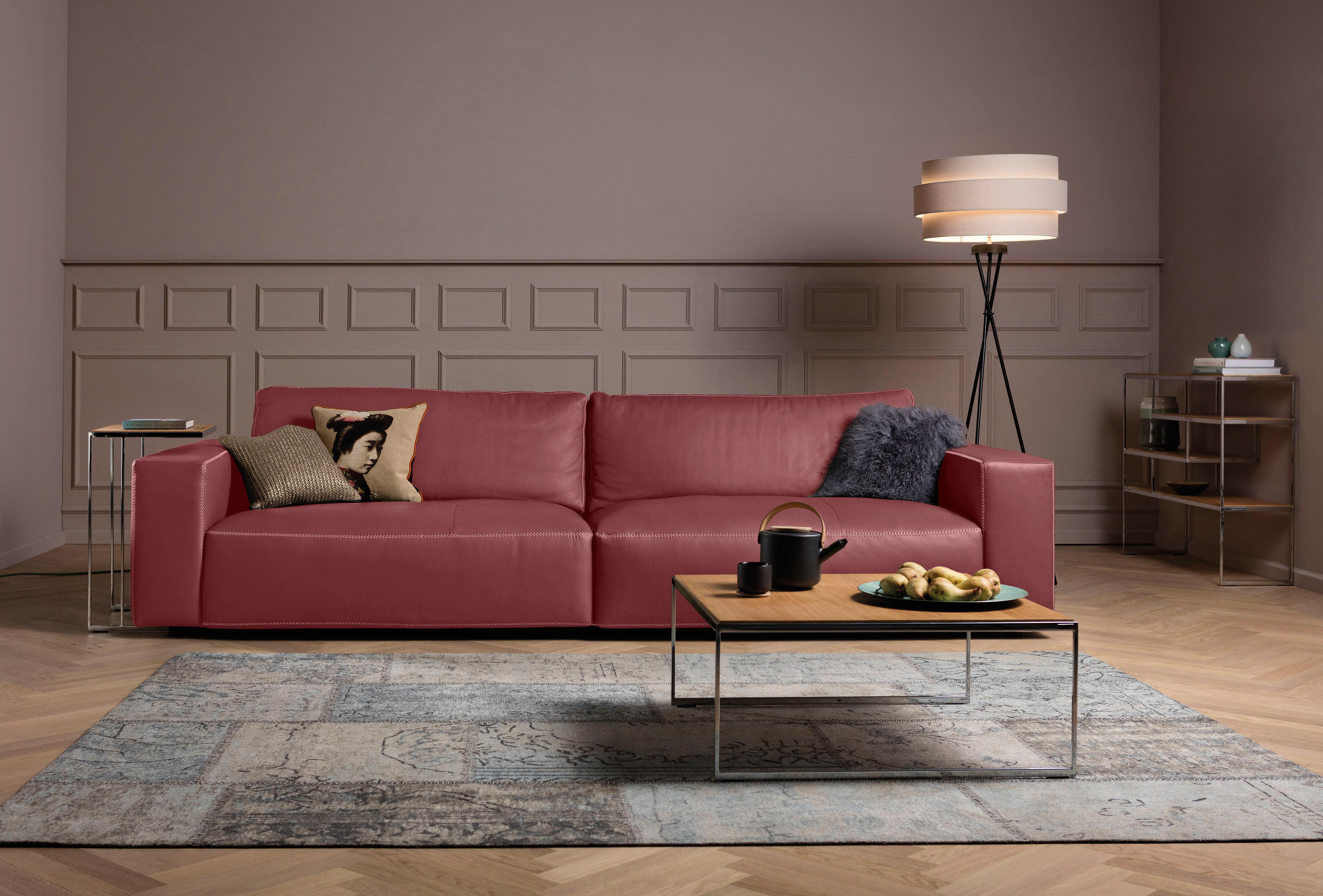 Musterring Big-Sofa "LUCIA Mega Sofa, zeitlos, bequem, Breite 292cm, Kontrastnähte" in vielen Qualitäten und 4 unterschiedlichen Nähten, 3-Sitzer