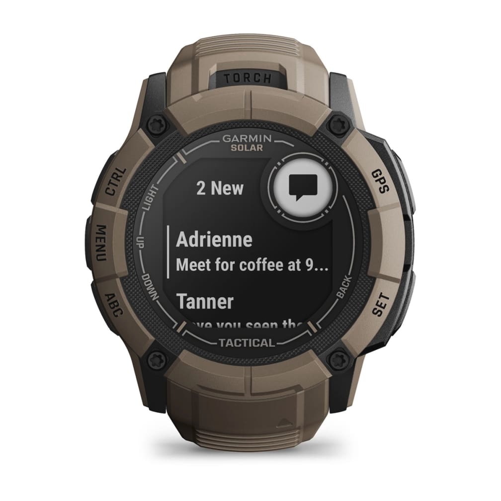 Garmin Smartwatch »Instinct 2X Solar Tactical Edition«, (Proprietär)