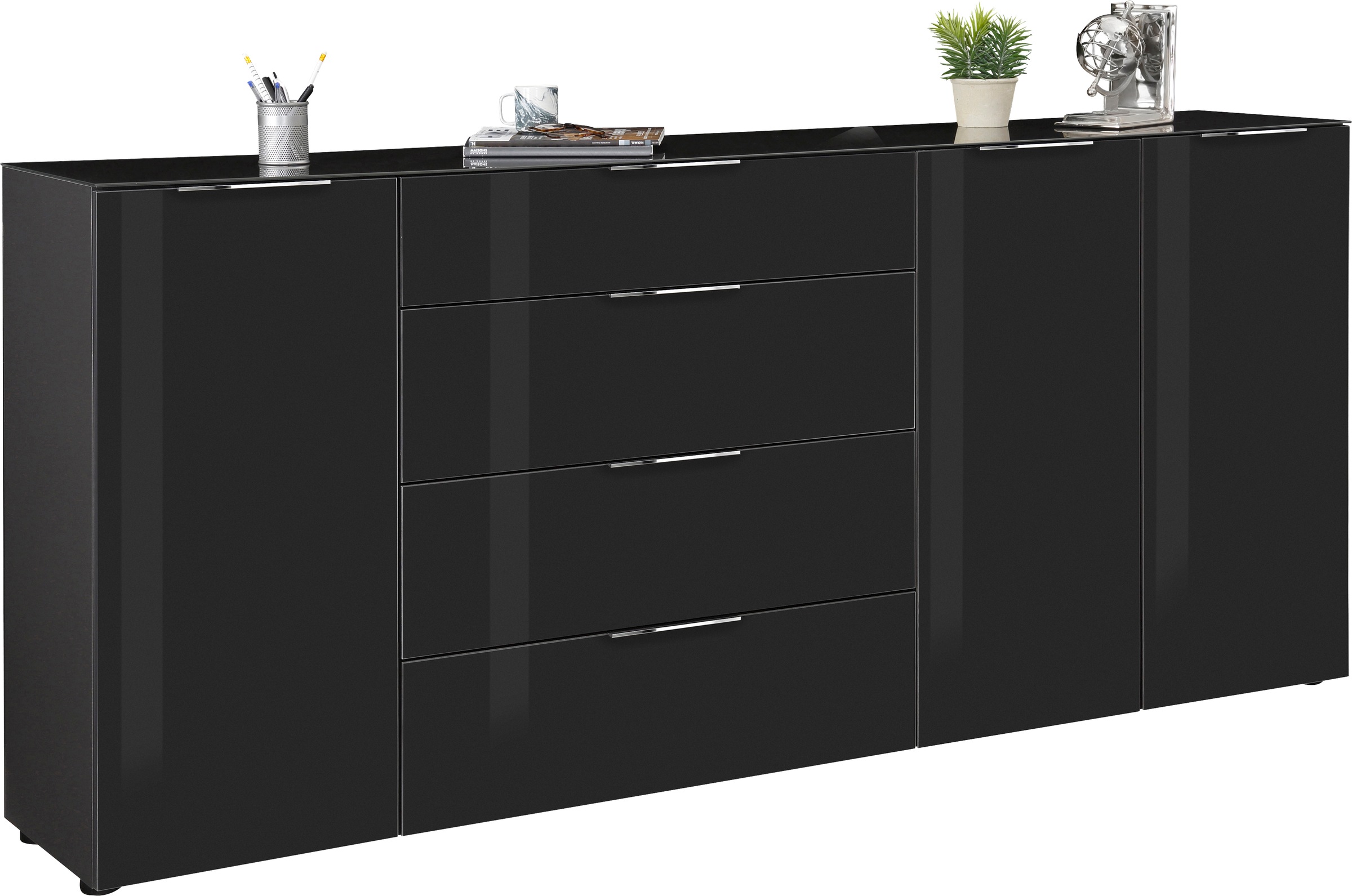 Maja Möbel Kommode »TREND«, mit Fronten und Oberplatte aus Glas kaufen