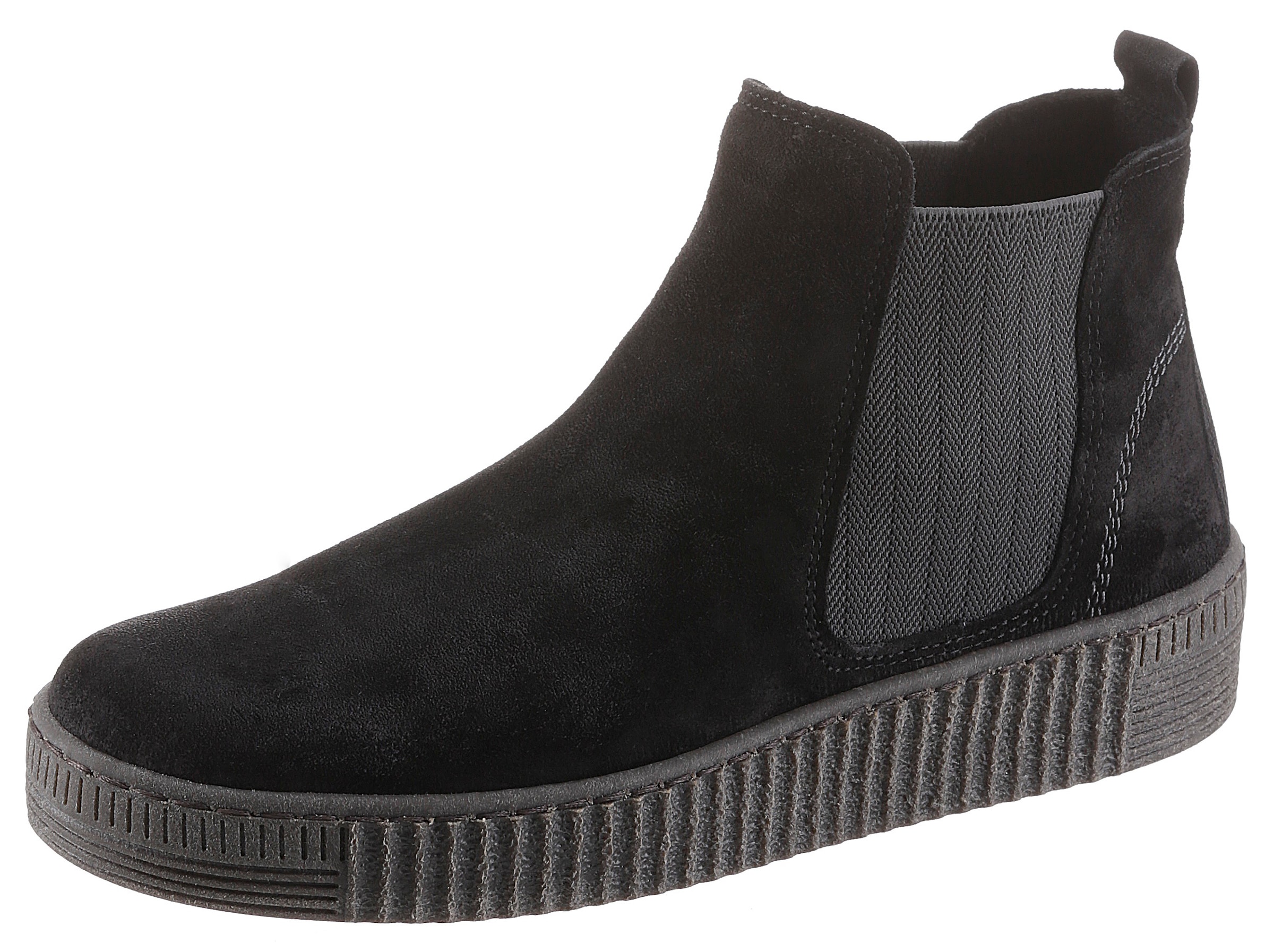 Gabor, Plateau, Stiefelette, Schlupfschuh mit dezenten Kontrastnähten günstig online kaufen