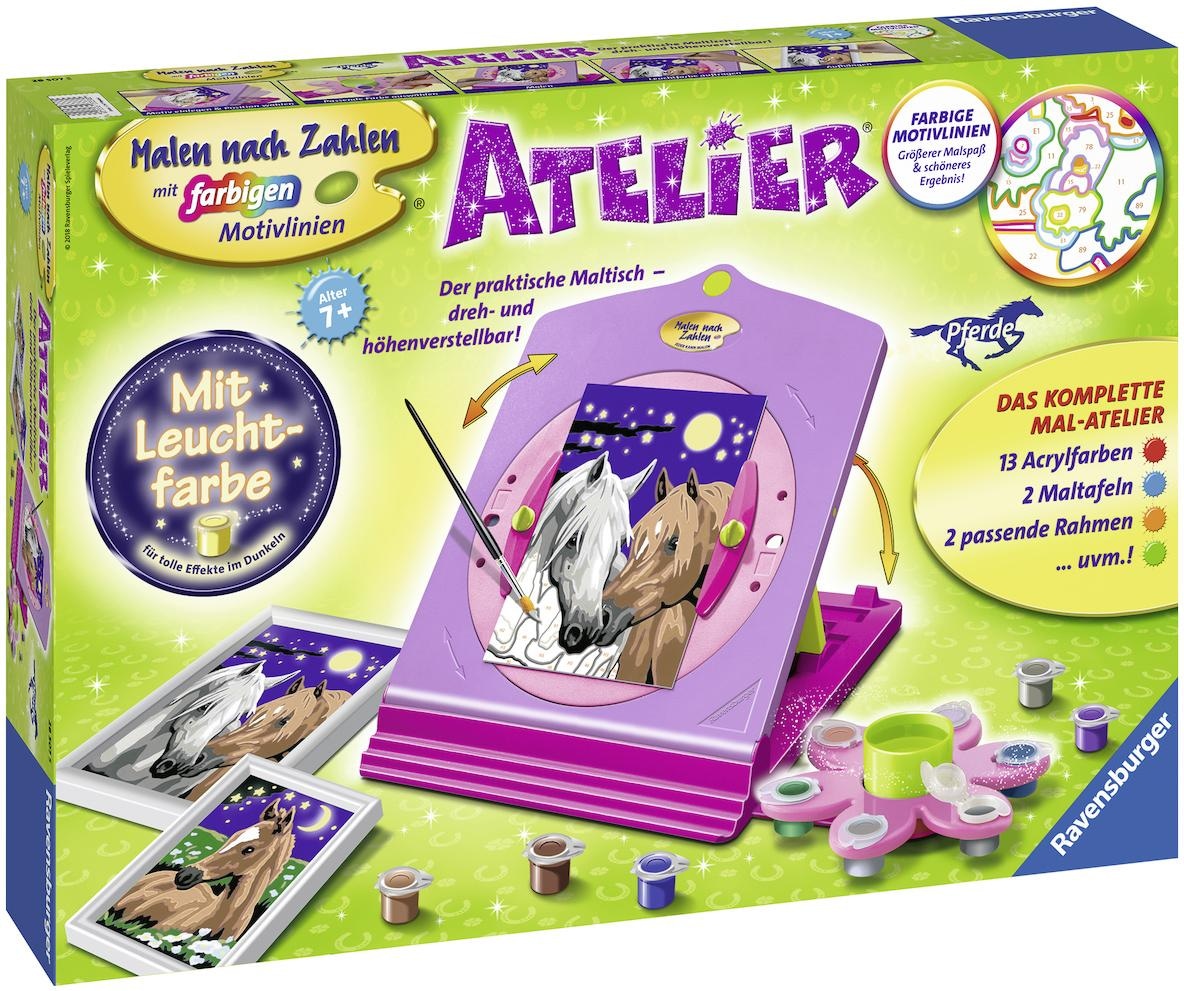 Ravensburger Malen nach Zahlen »Atelier Pferde«, Made in Europe, FSC® - schützt Wald - weltweit