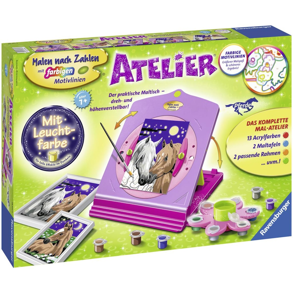 Ravensburger Malen nach Zahlen »Atelier Pferde«