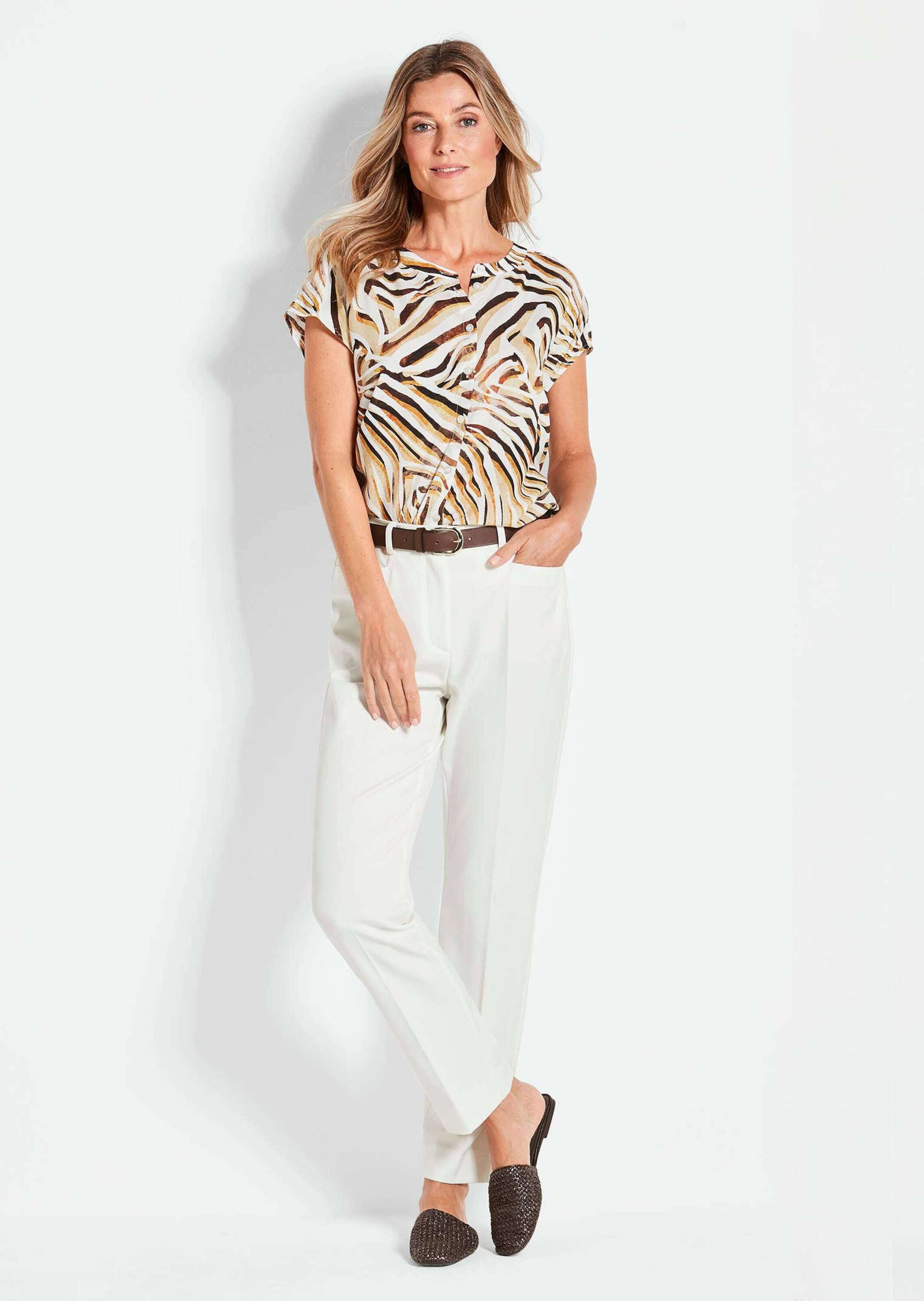 GOLDNER Stoffhose "Bauchweghose Adelina mit Formbund" günstig online kaufen