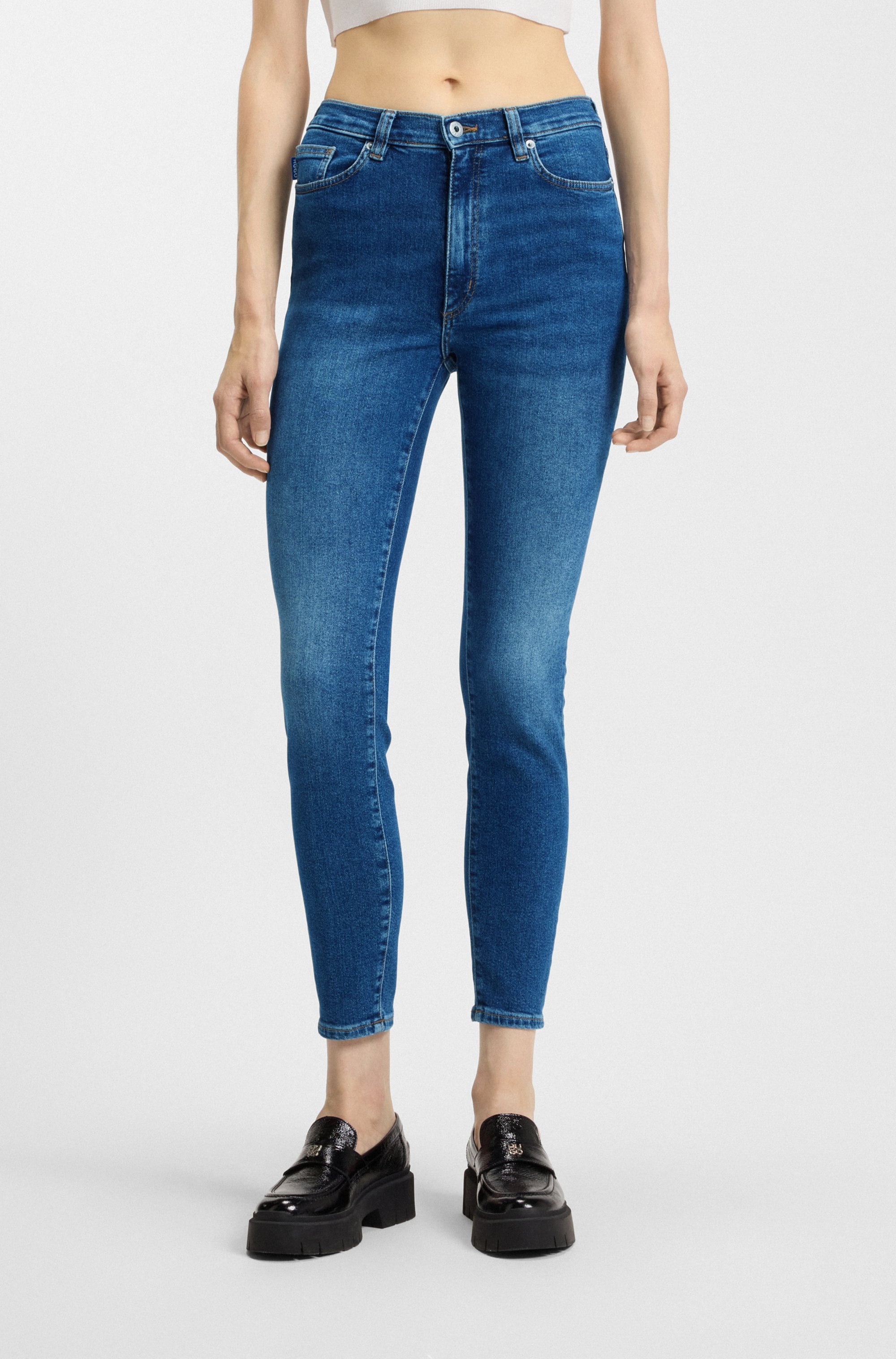 HUGO Blue Skinny-fit-Jeans "Malu" Skinny Fit mit mittlerer Leibhöhe günstig online kaufen