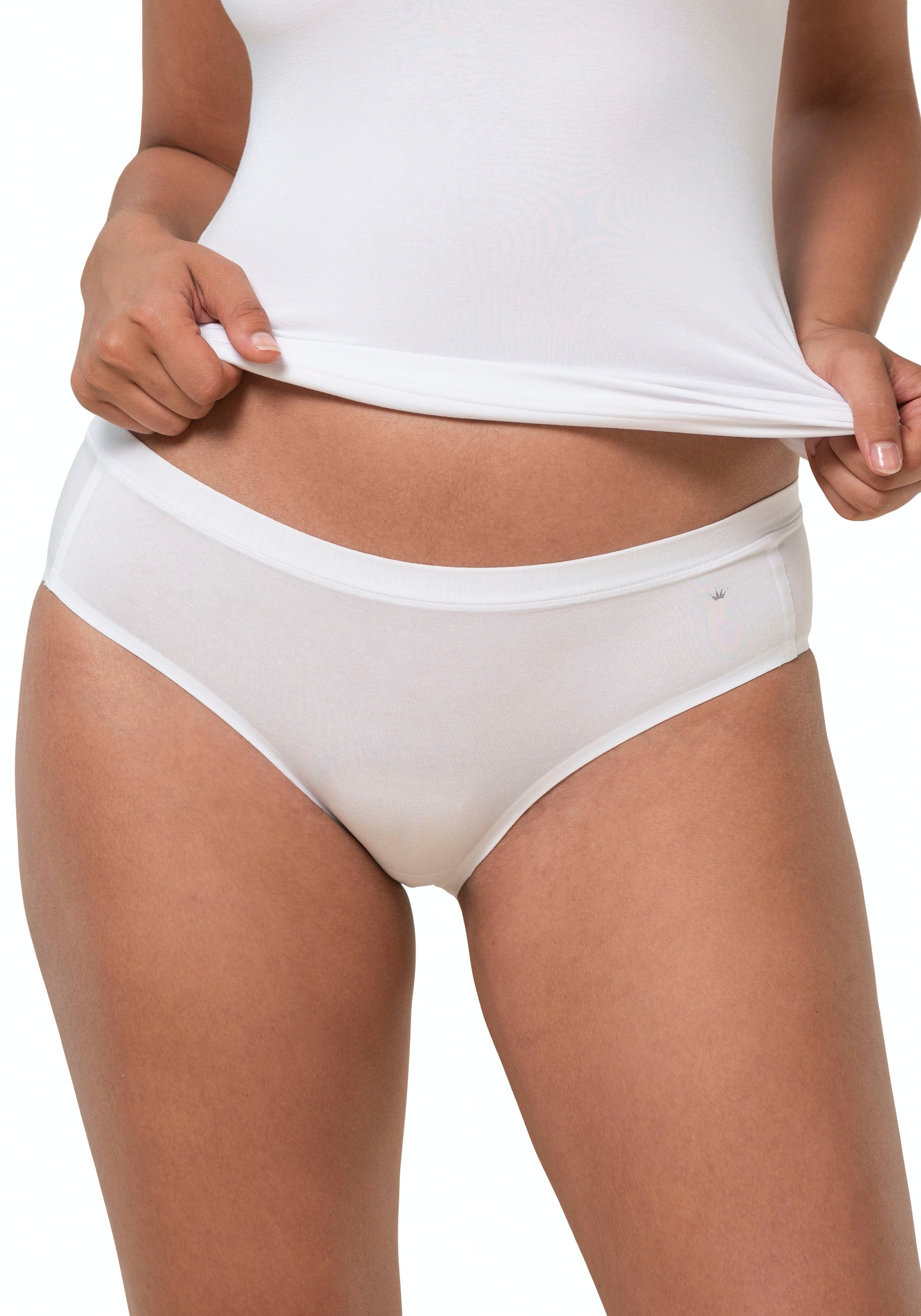 Triumph Hipster "Smart Natural" 2er Pack, bequem, weich, glatte Abschlüsse, günstig online kaufen