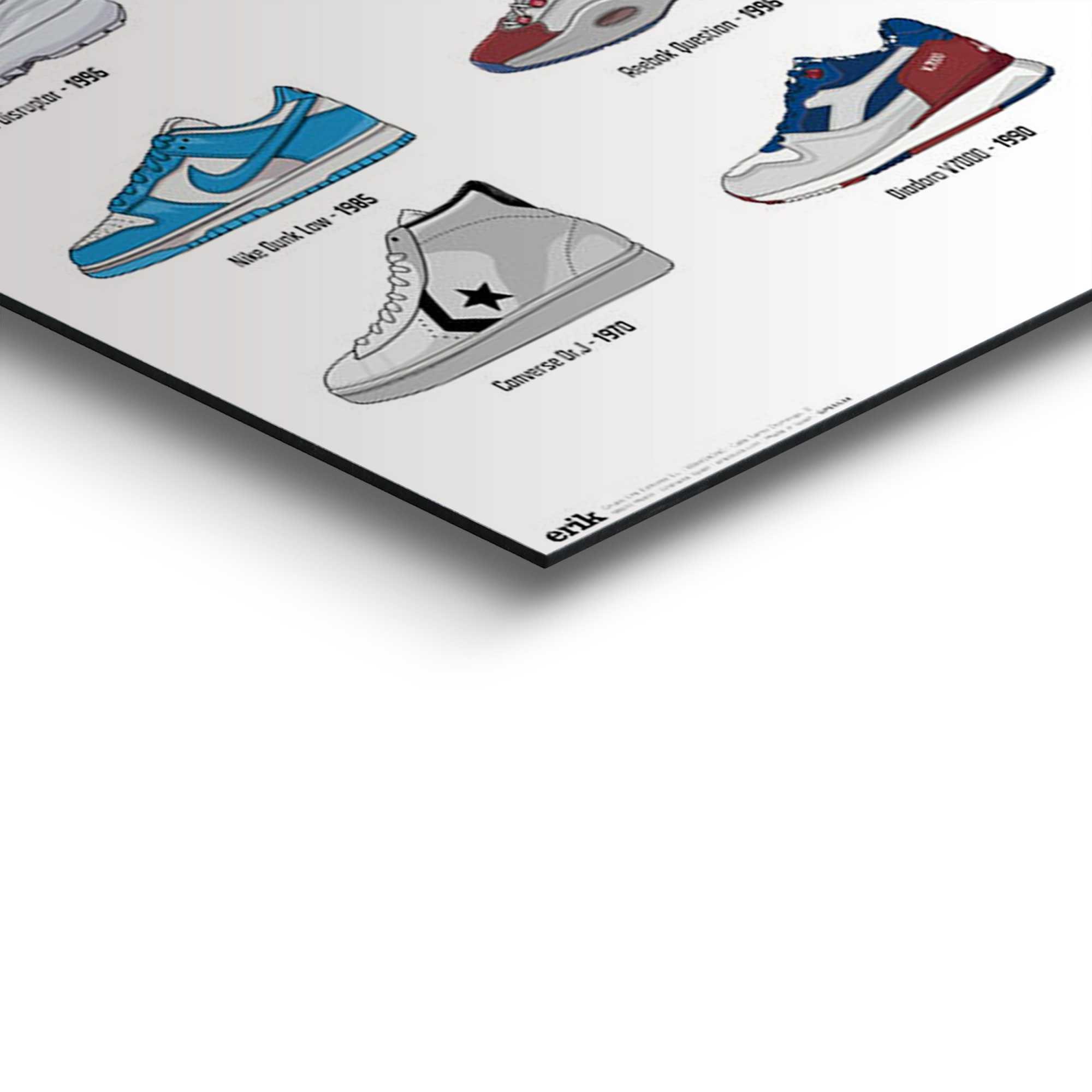 Reinders! Deco-Panel »Sneaker-Kollektion«, Hobbyraum - Mehrfarbig - MDF - Fashion - 60x90 cm