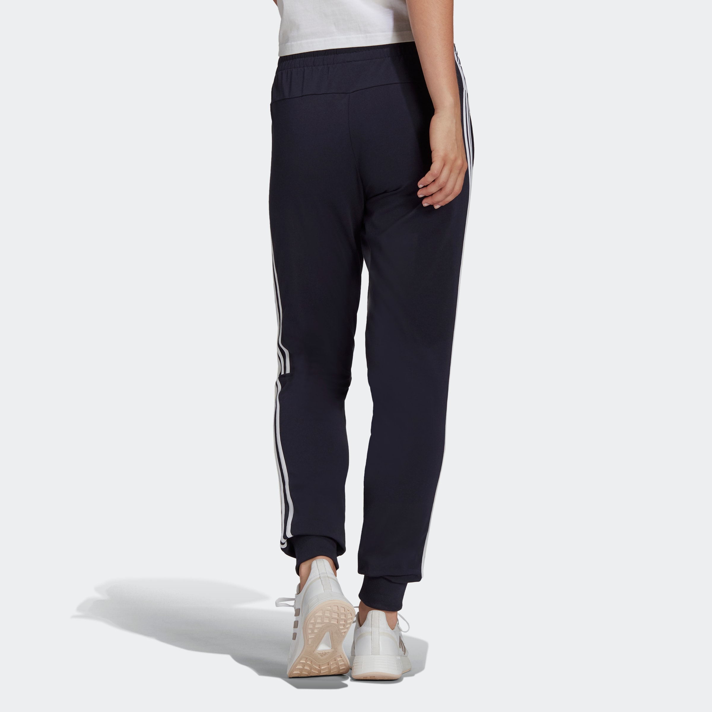 adidas Sportswear Sporthose "ESSENTIALS SINGLE JERSEY 3STREIFEN HOSE", (1 t günstig online kaufen