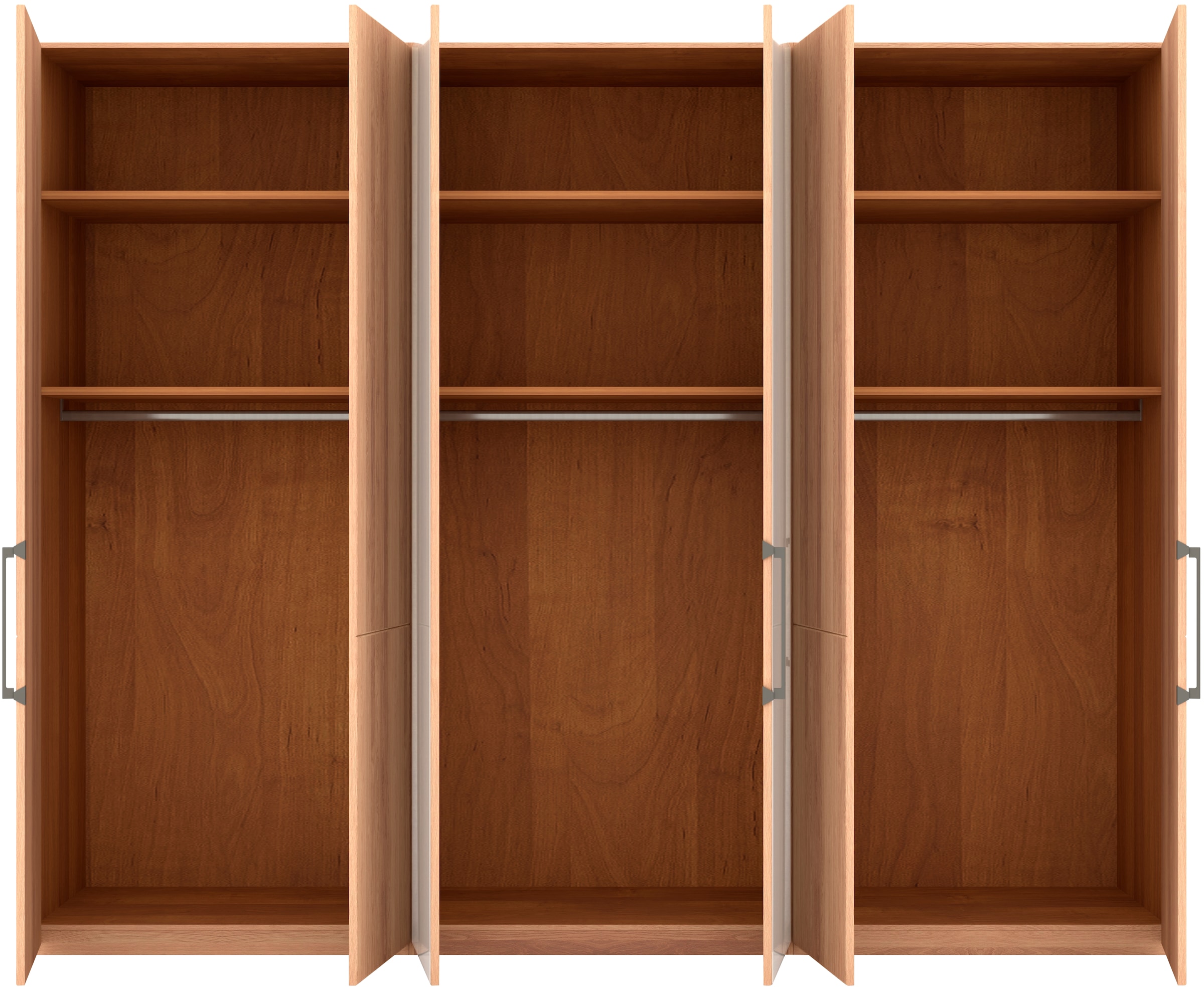Musterring Drehtürenschrank »Sorrent, Kleiderschrank, Schrank, teilmassiv Eiche«, (mit Türdämpfern, in 5 Breiten & 2 Höhen, extra Böden, MADE IN GERMANY), Türen Eiche massiv oder als Parsol-Bronze-Spiegel, verschiedene Maße