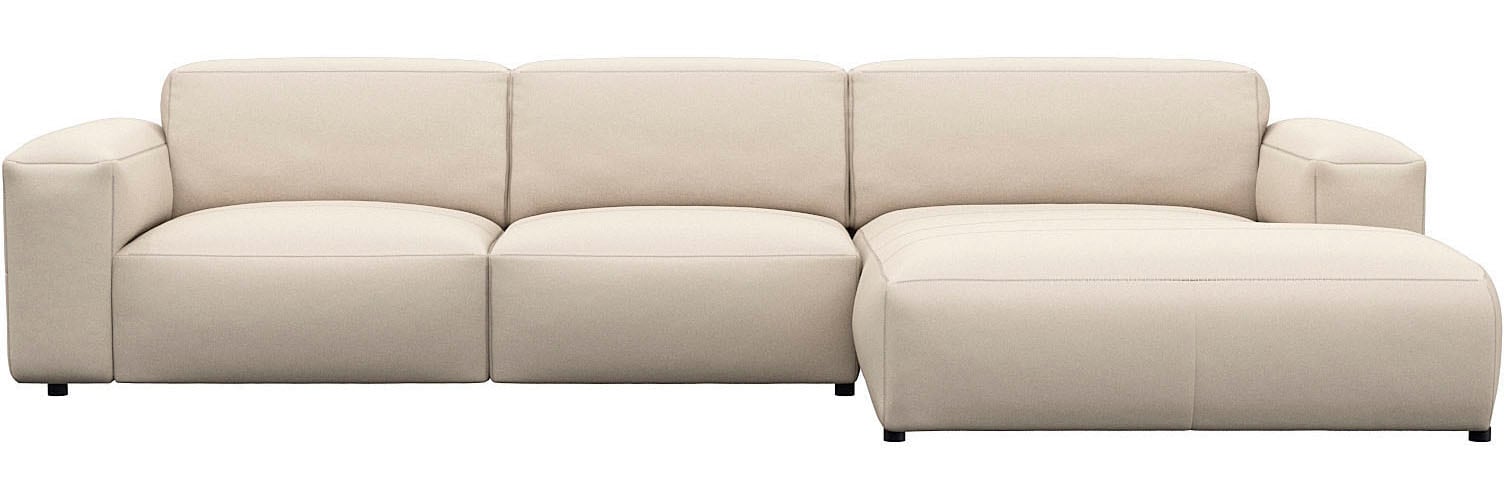 FLEXLUX Ecksofa "Lucera bequem und komfortabel durch hochwertigen Sitzaufba günstig online kaufen