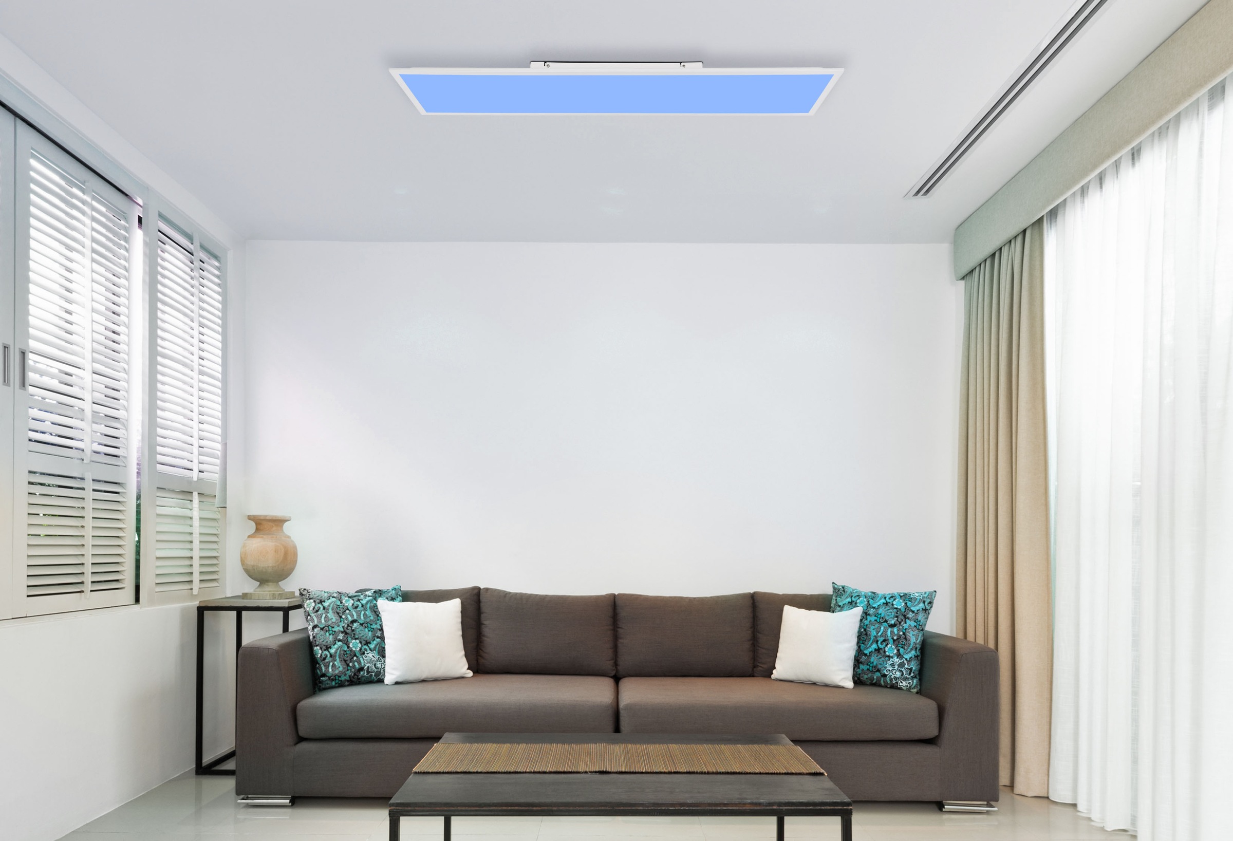 GLOBO LIGHTING Deckenleuchte »DORO« LED-Modul 1 Stk. warmweiß - kaltweiß Deckenlampe Wohnzimmer-Leuchte Schlafzimmer-Leuchte Flur Küche