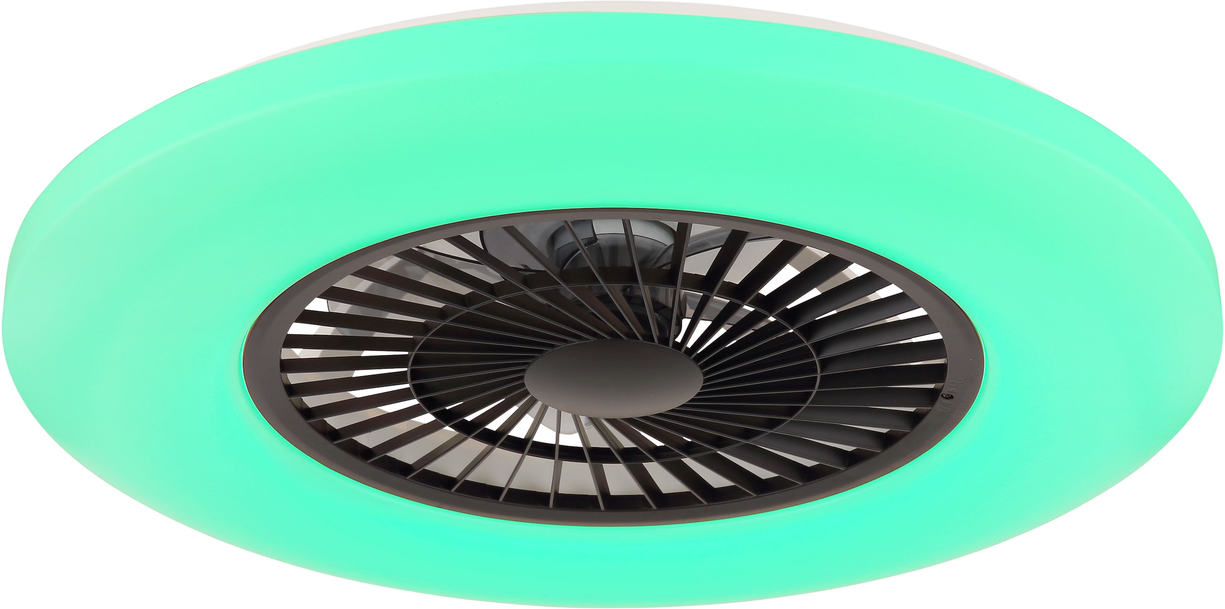 GLOBO LIGHTING Deckenleuchte »ALVA«, Leuchtmittel LED-Modul | LED fest integriert, Ventilator/ Büro / Wohnbereich / Schlafzimmer / weiß / Flügel innen