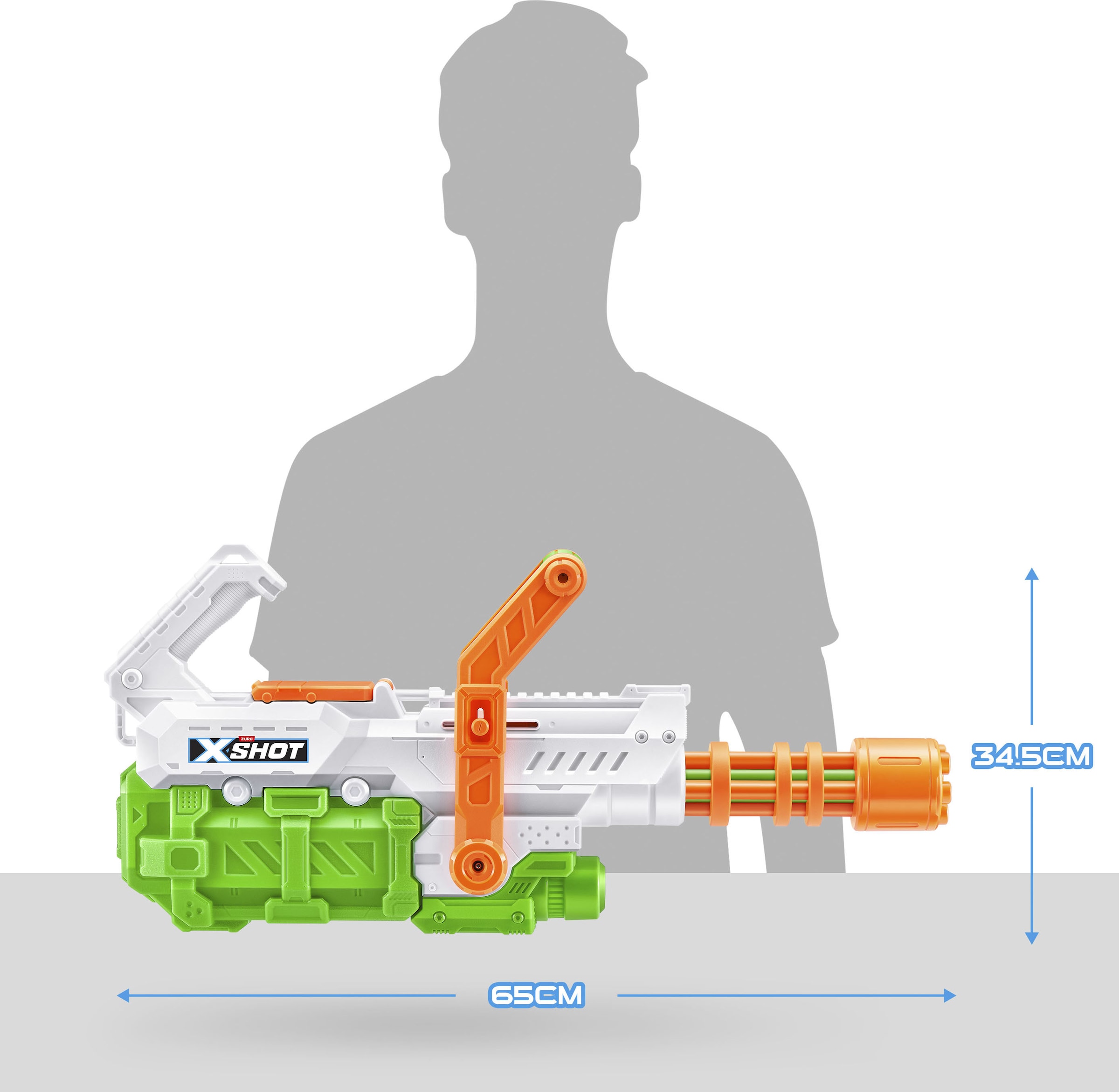 XSHOT Wasserpistole »XSHOT Water, Fast-Fill Hydro Cannon Wasserblaster«