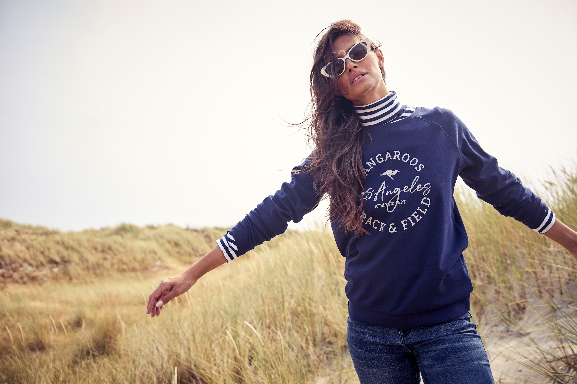 KangaROOS Sweatshirt, mit Frontprint