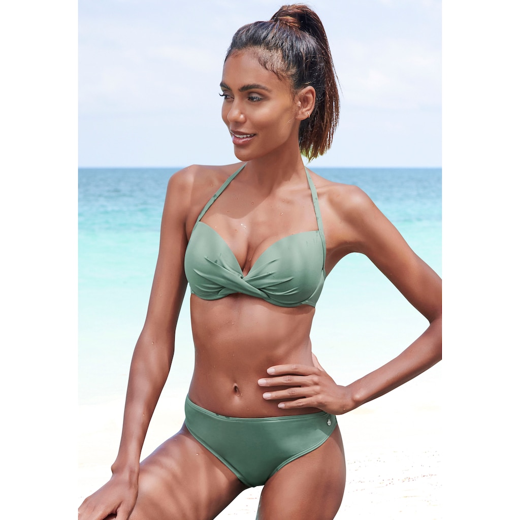 s.Oliver Push-Up-Bikini-Top »Spain«, in Wickeloptik