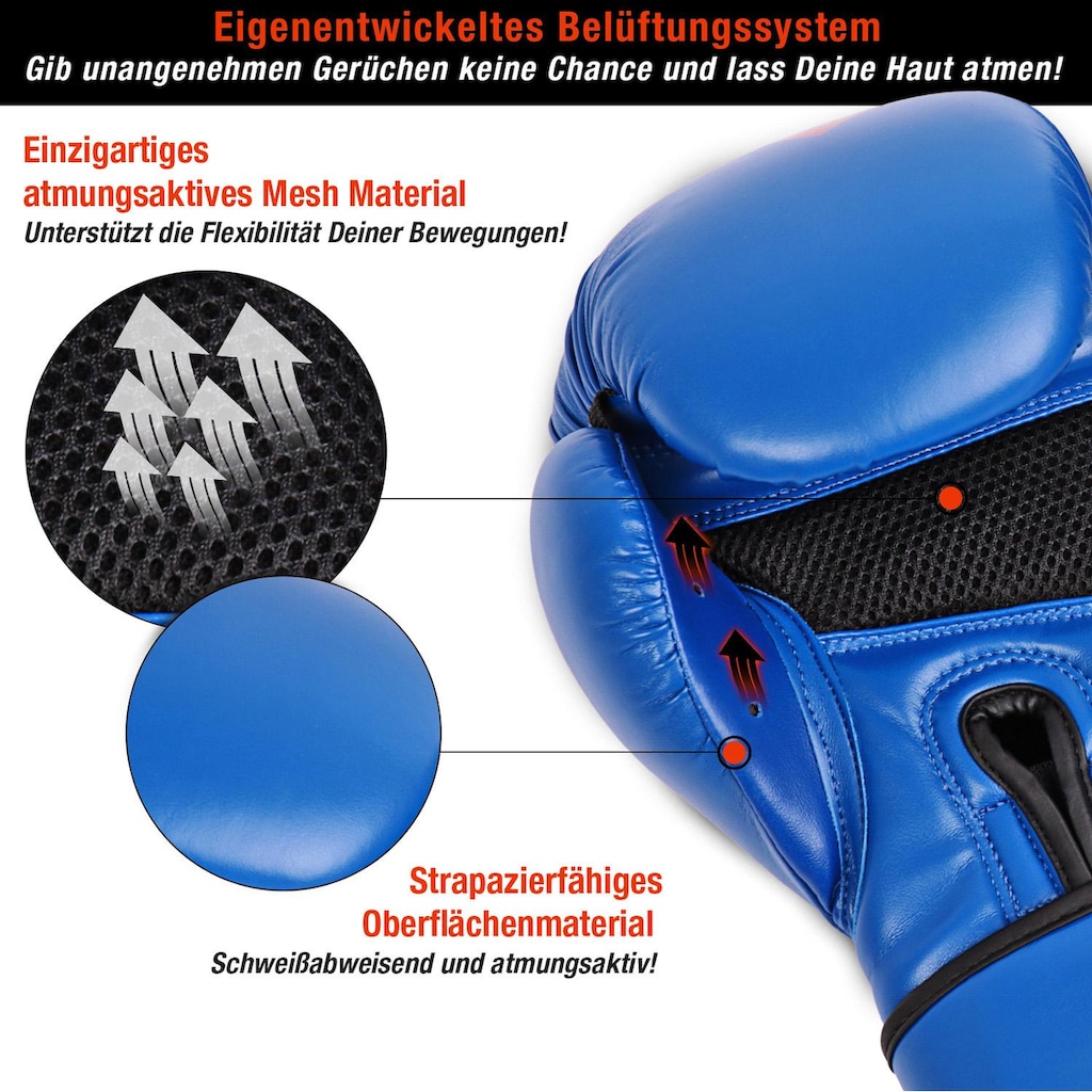 Sportstech Boxhandschuhe, (mit Tasche)