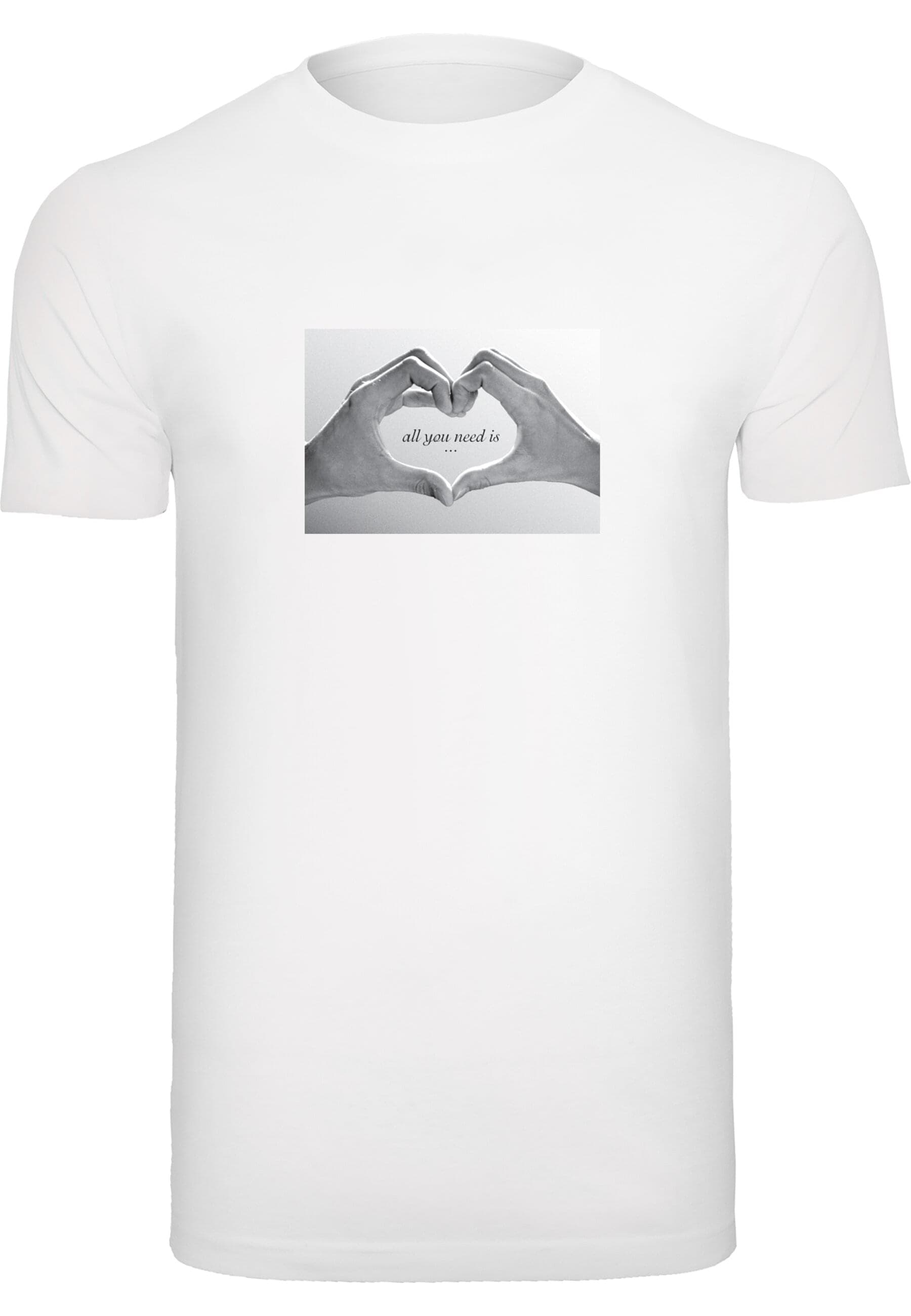 MisterTee T-Shirt "MisterTee Love SIgn Tee" 1 Stk. tlg. günstig online kaufen