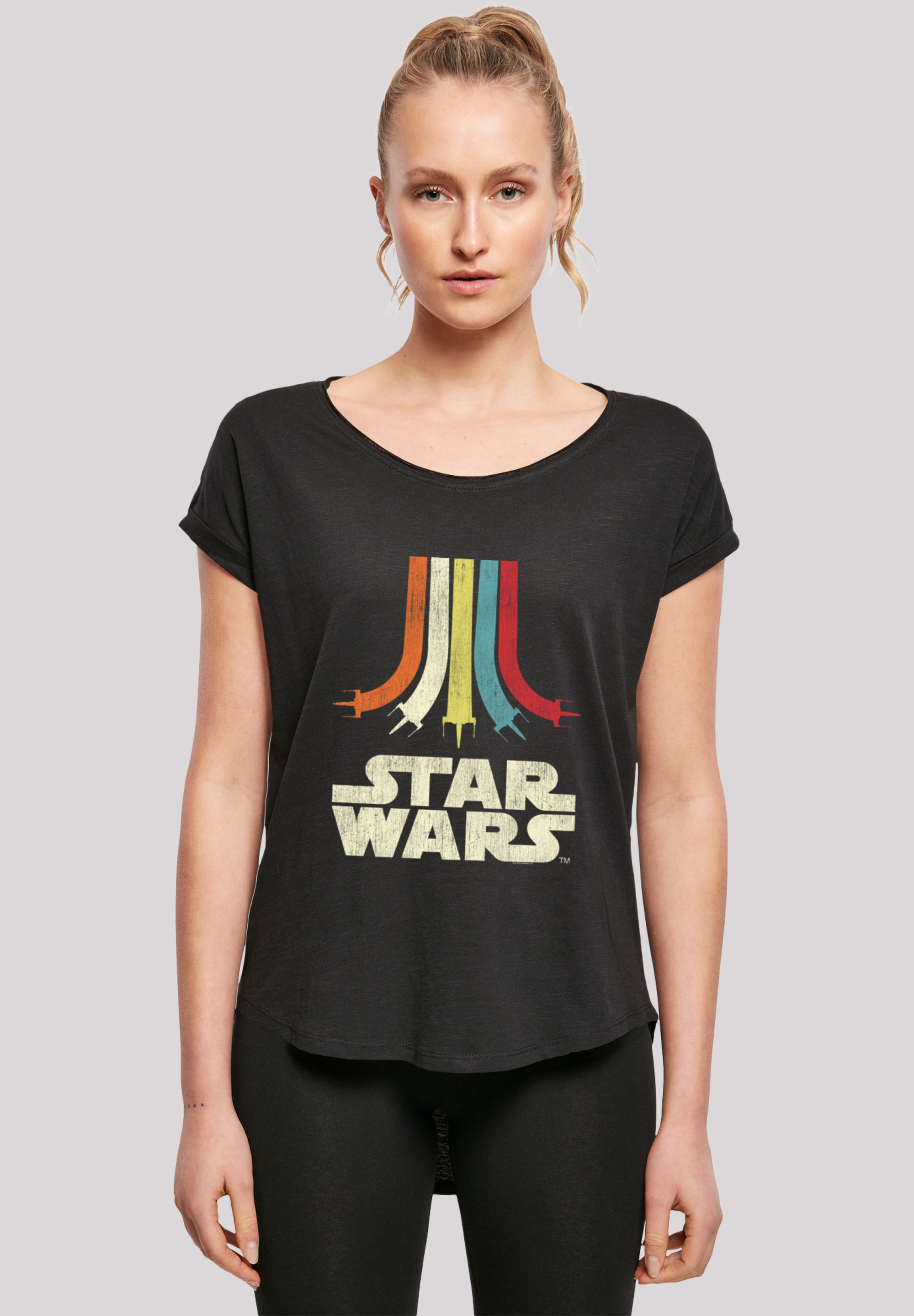 T-Shirt »Star Wars Retro Rainbow Regenbogen«, Print