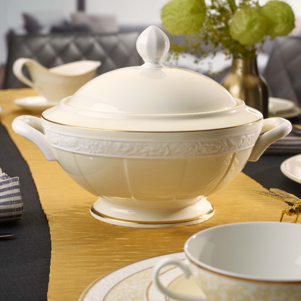 Villeroy & Boch Suppenteller »Terrine Ivoire 2,75 Liter beige«