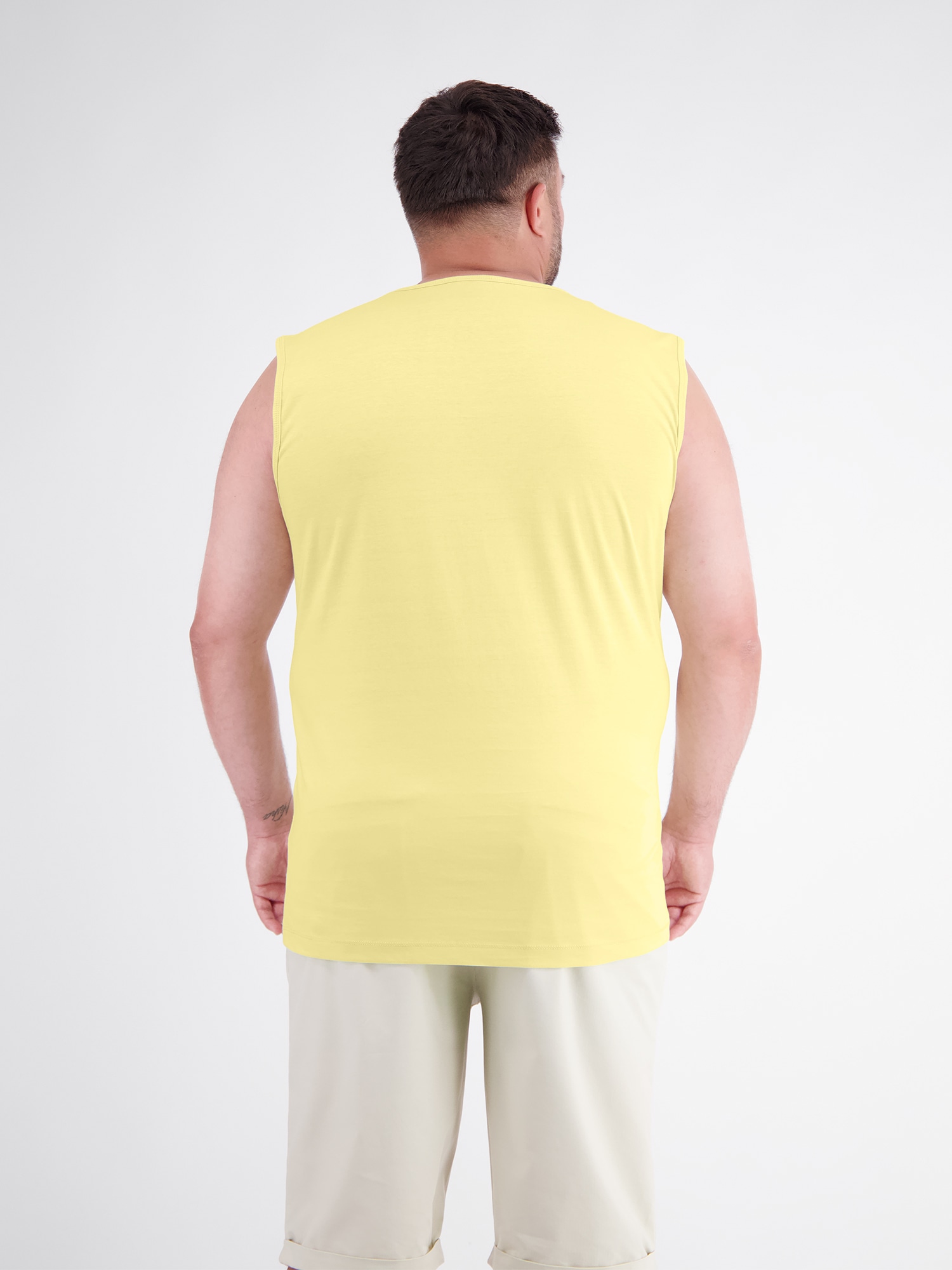 LERROS Muskelshirt »Sportliches Baumwoll-Tanktop mit O-Neck, große Größen«