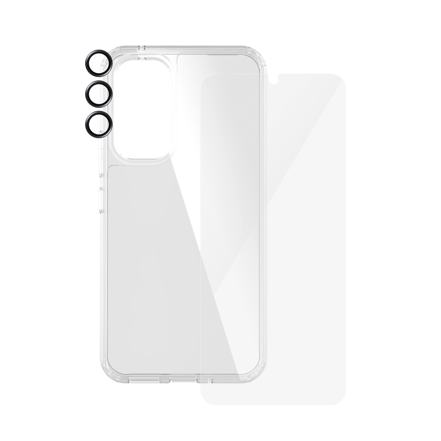 PanzerGlass Displayschutzglas »3-in-1 Bundle Set für Samsung Galaxy A54 5G, UWF«, für Samsung Galaxy A54 5G