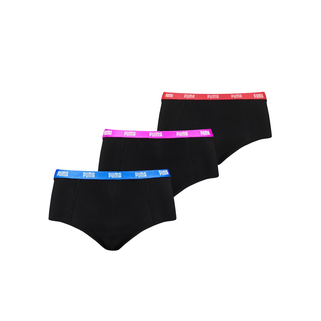 PUMA Minislip, (3 St.), Women Minishort 3-pack