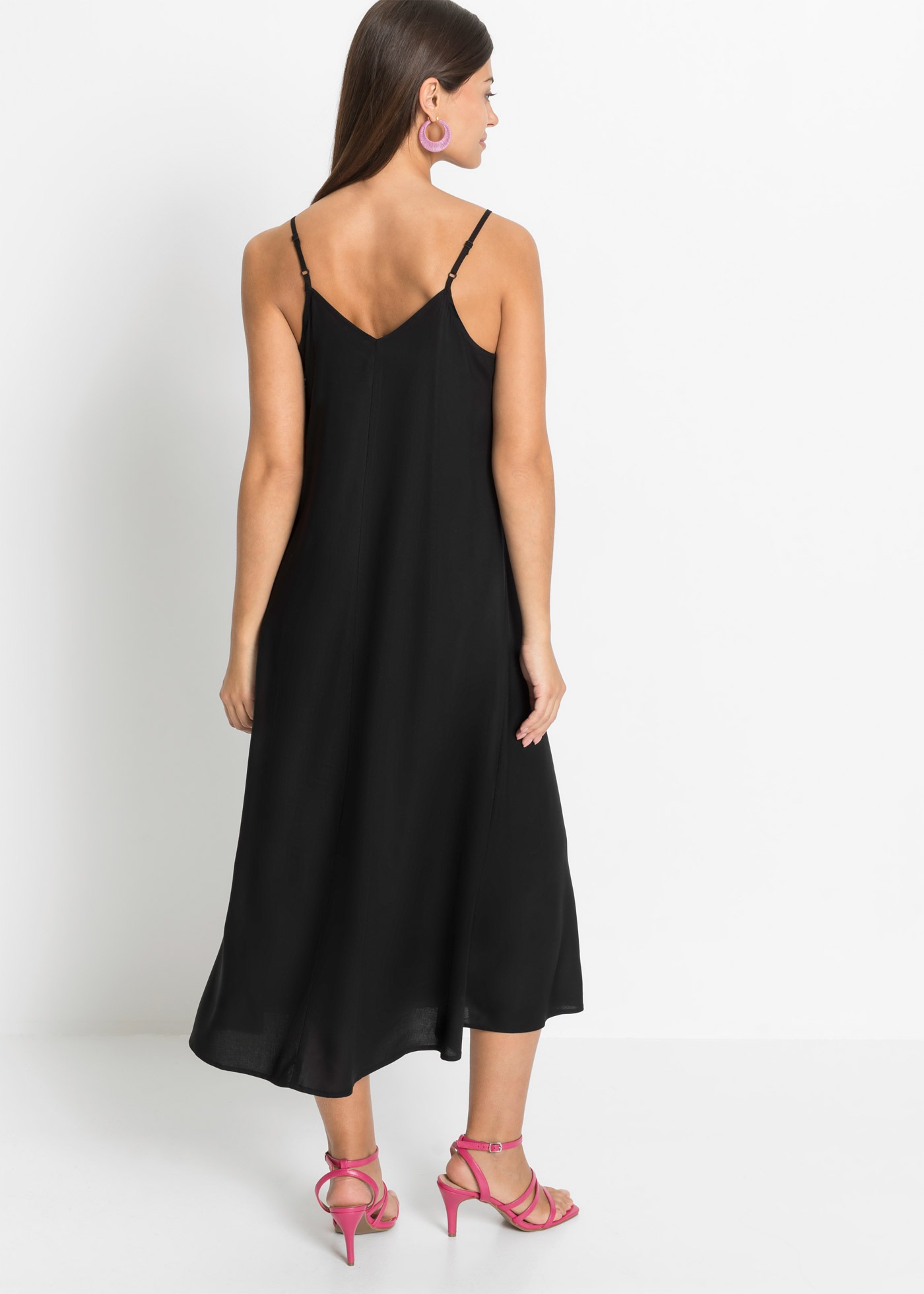 bonprix Trägerkleid "Trägerkleid aus feiner Viskose" Trägerkleid aus feiner günstig online kaufen